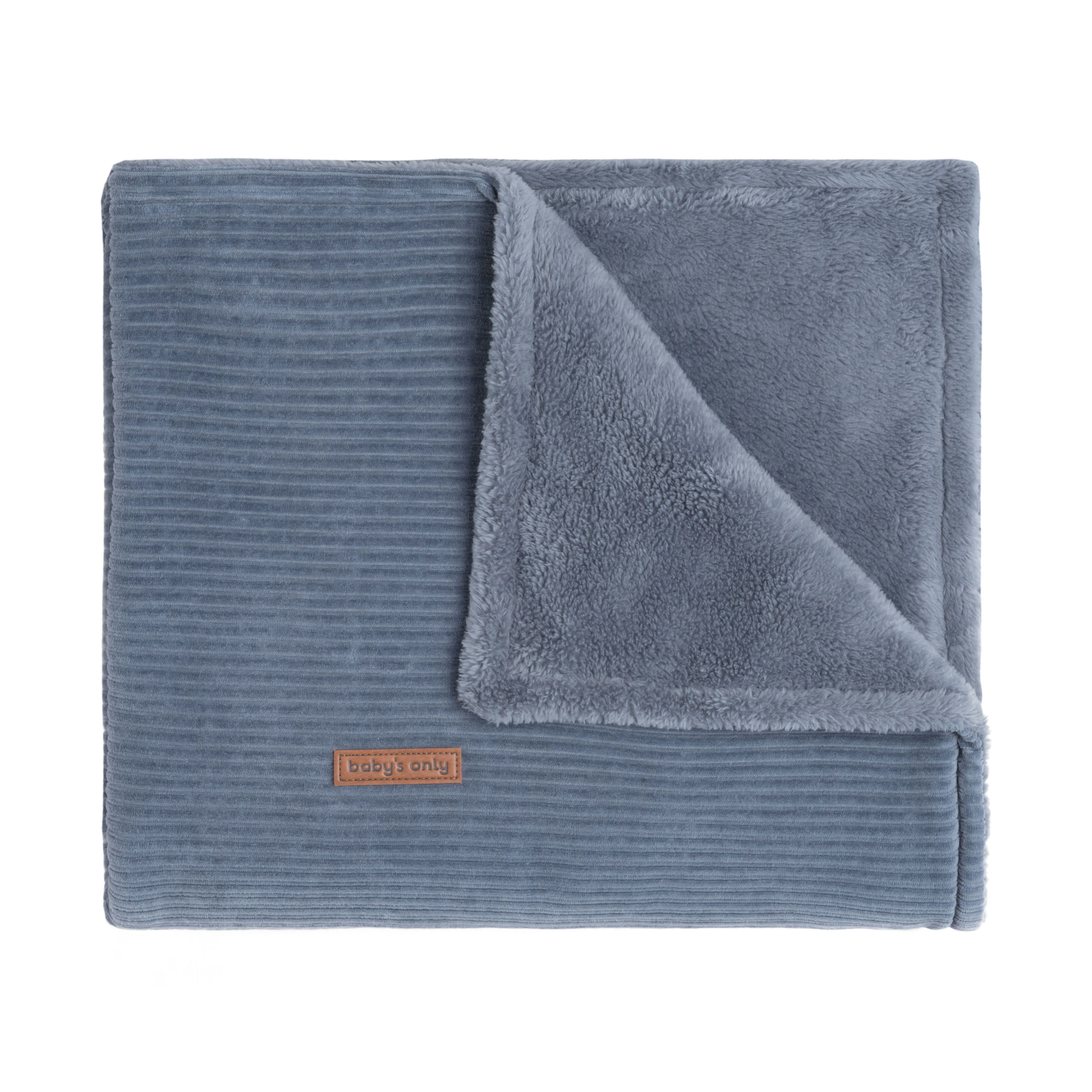 Couverture berceau teddy Sense vintage blue