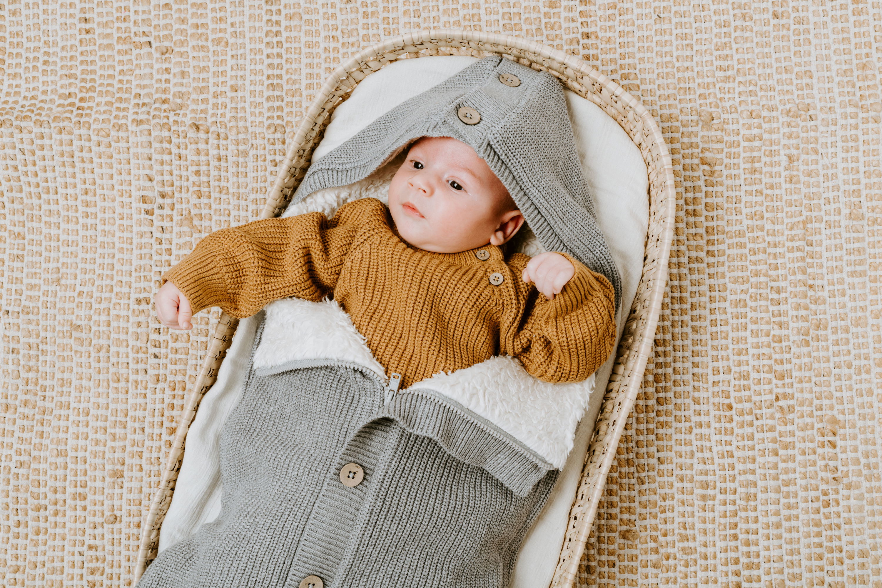 Kinderwagen voetenzak teddy Soul grijs