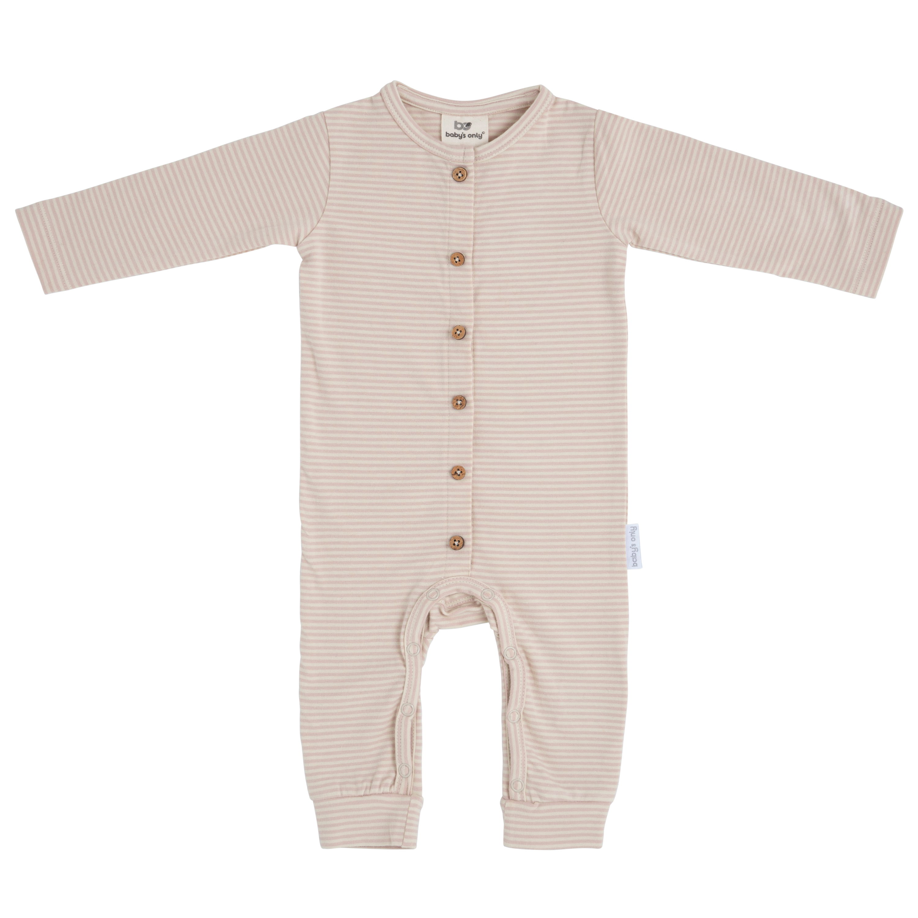 Sleepsuit Stripe old pink - 74