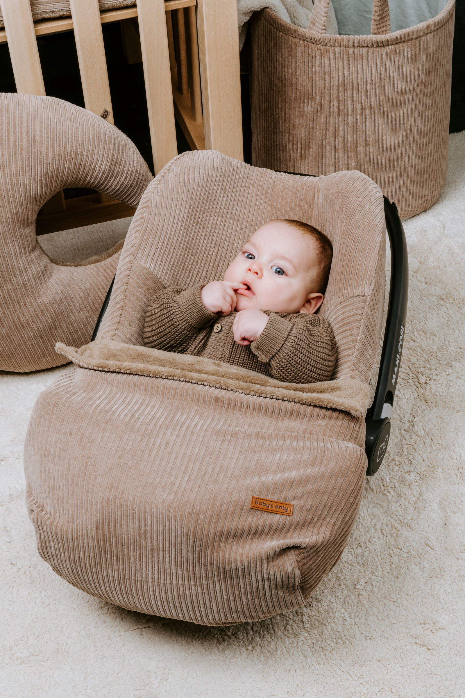 Coussin lune teddy Sense clay