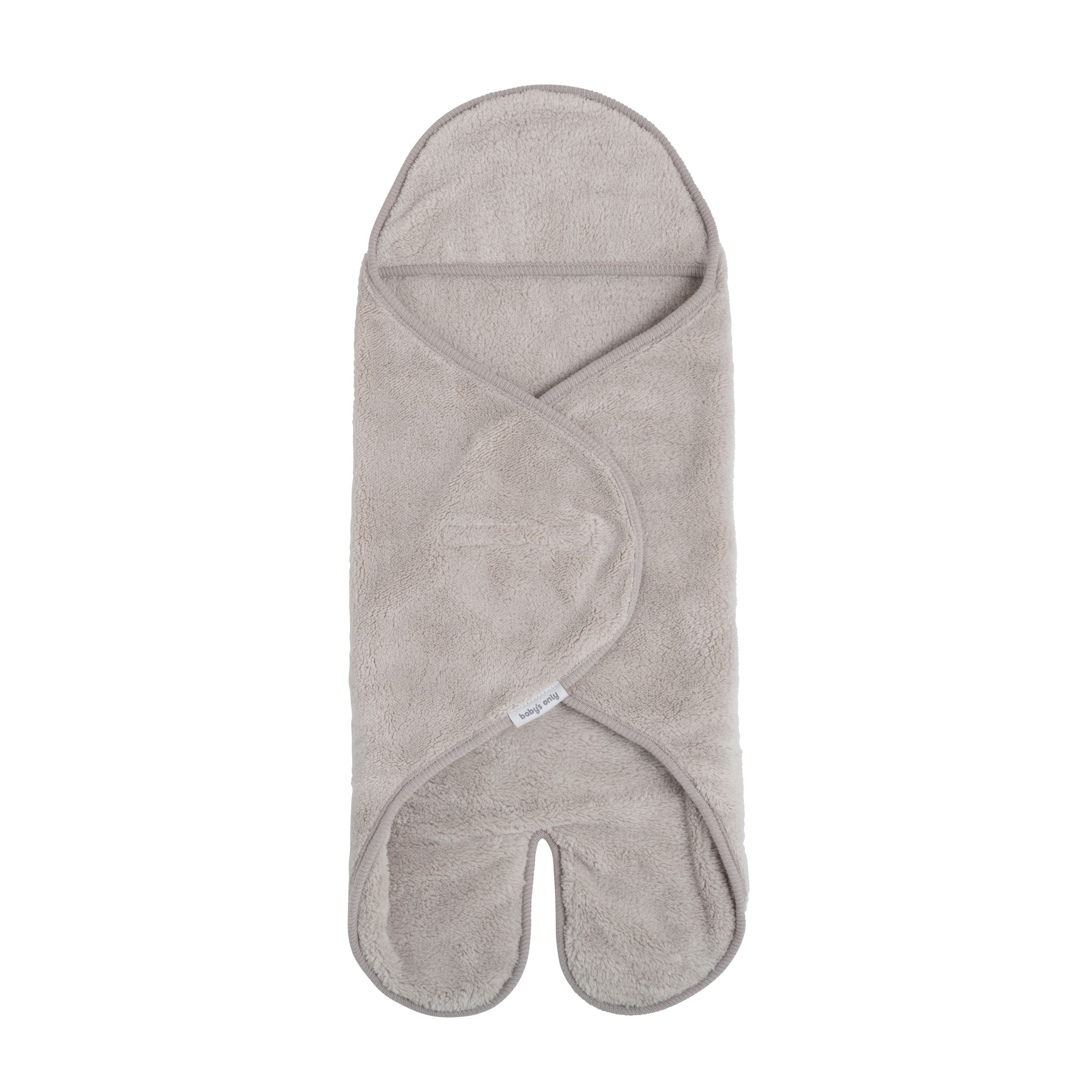 Couverture enveloppante avec pieds Cozy urban taupe