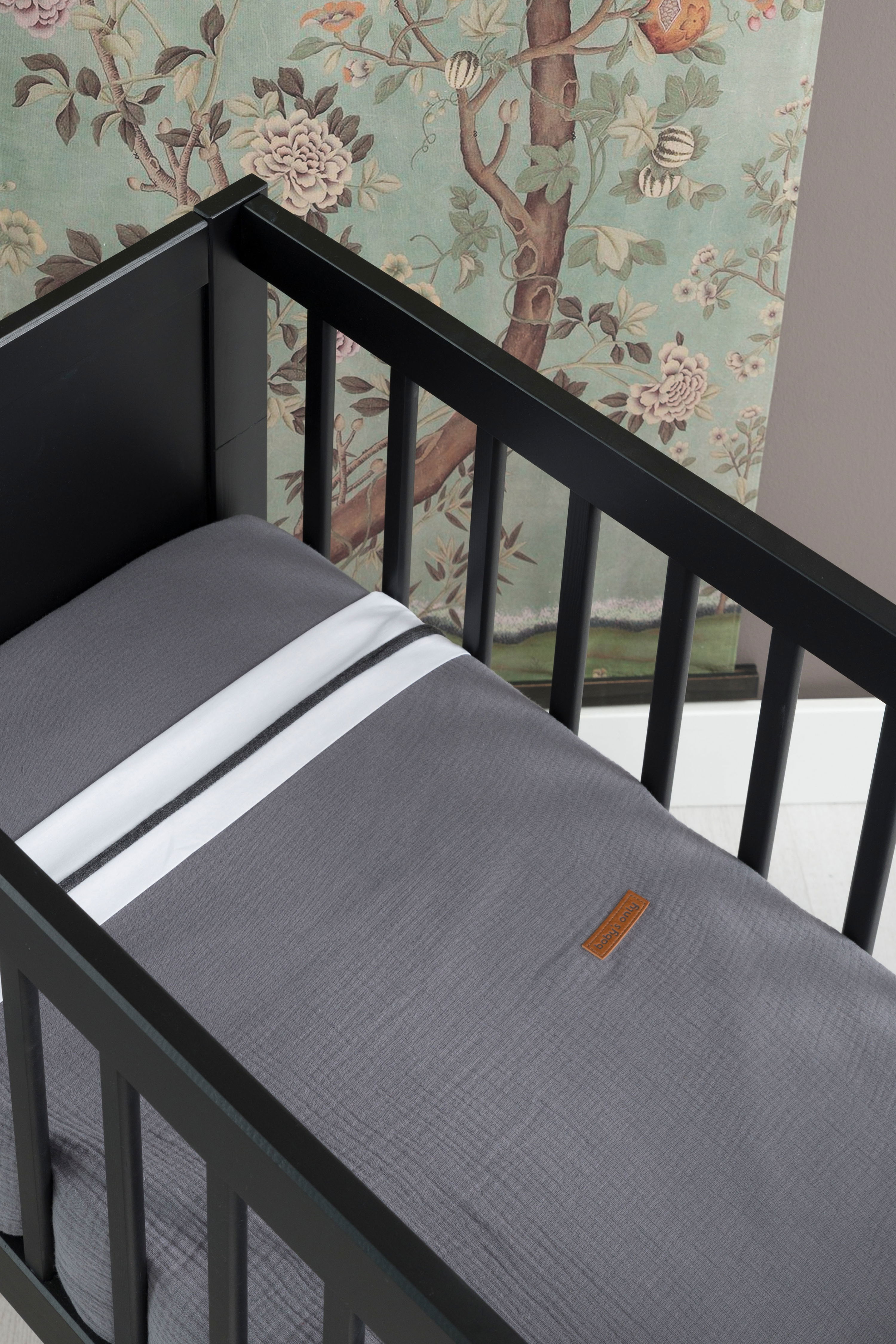 Cot blanket teddy Breeze urban taupe