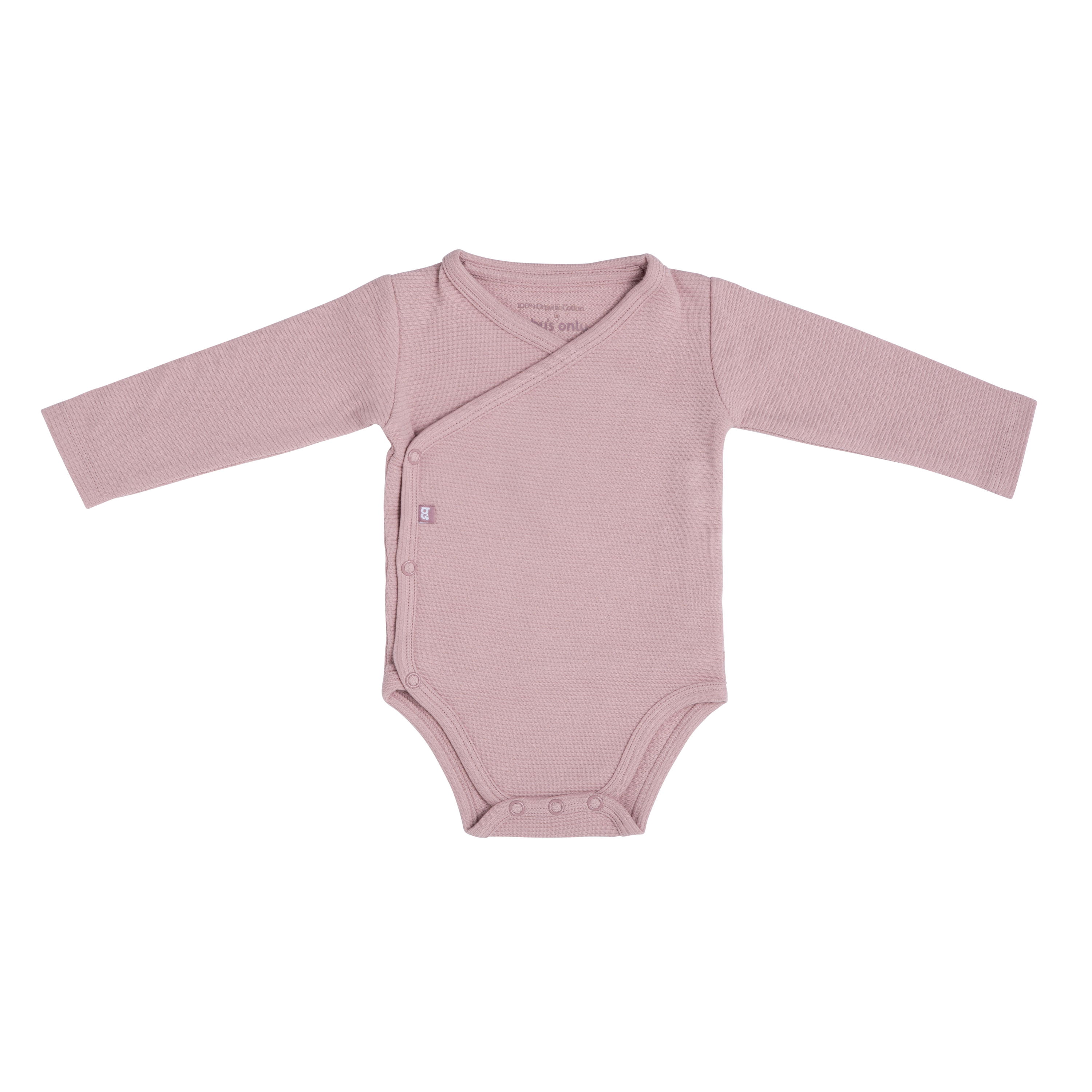 Baby Body Langen Ärmeln Pure Alt Rosa - 62