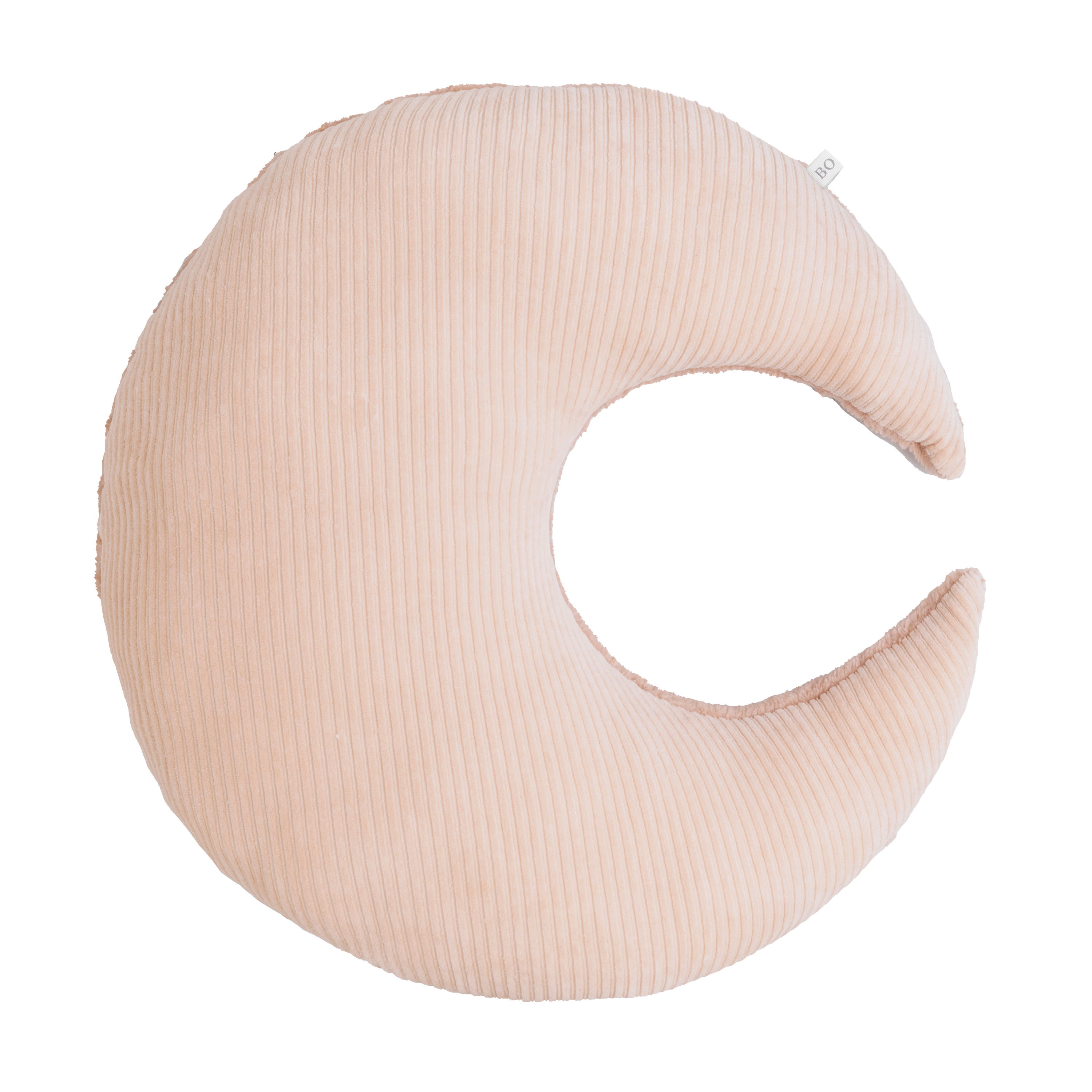 Coussin lune teddy Sense peach