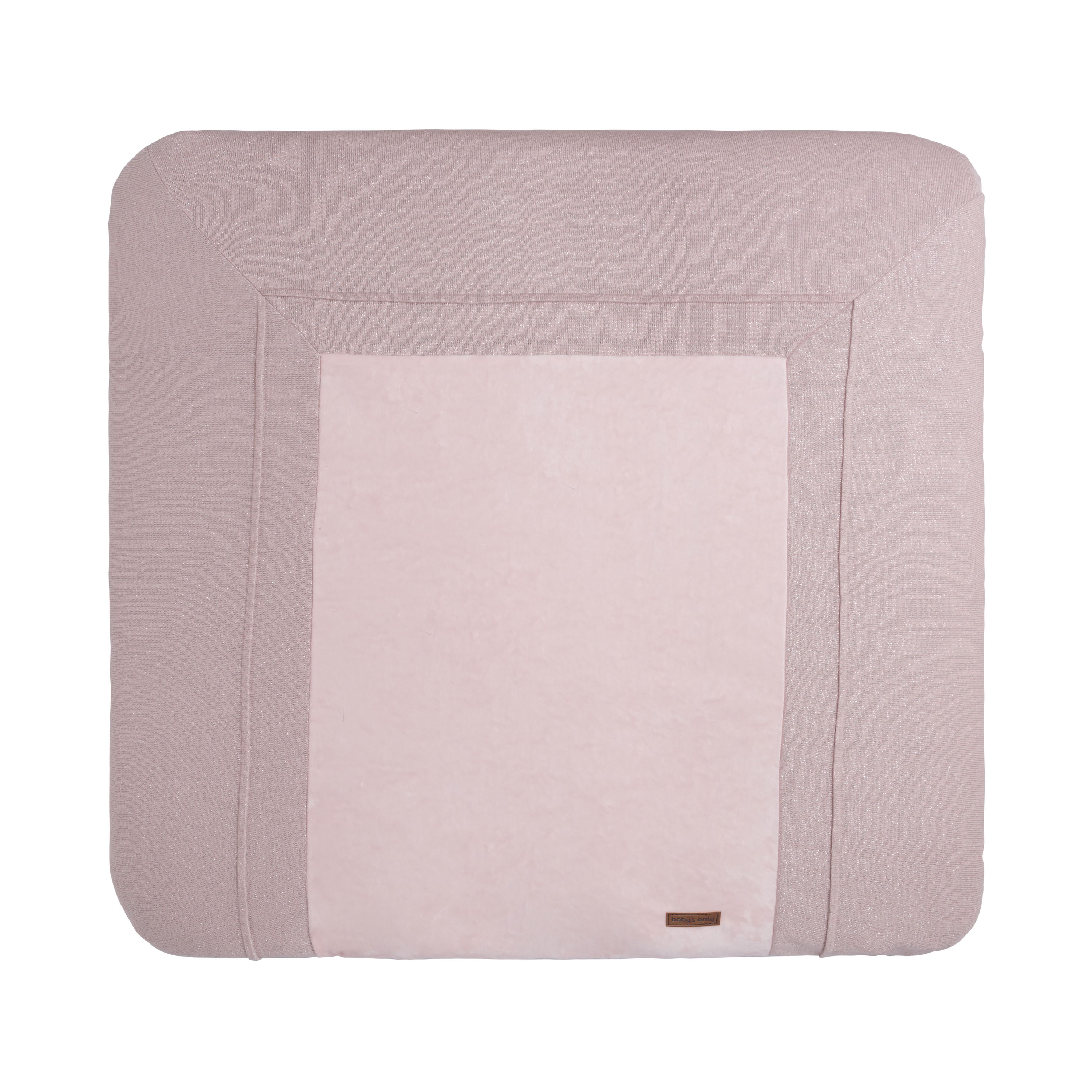 Aankleedkussenhoes Sparkle zilver-roze mêlee - 75x85