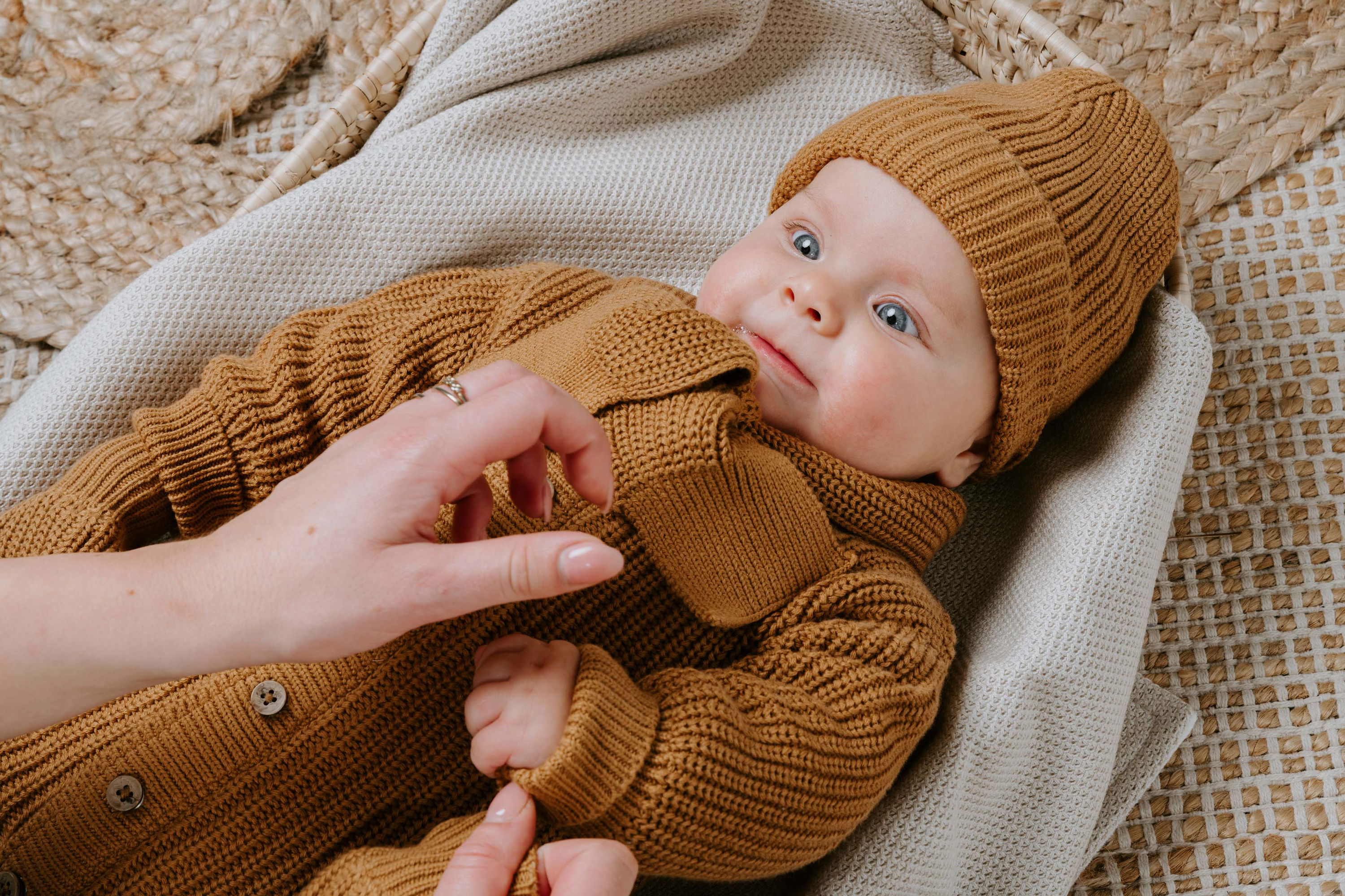 Bonnet teddy Soul caramel - 6-12 mois