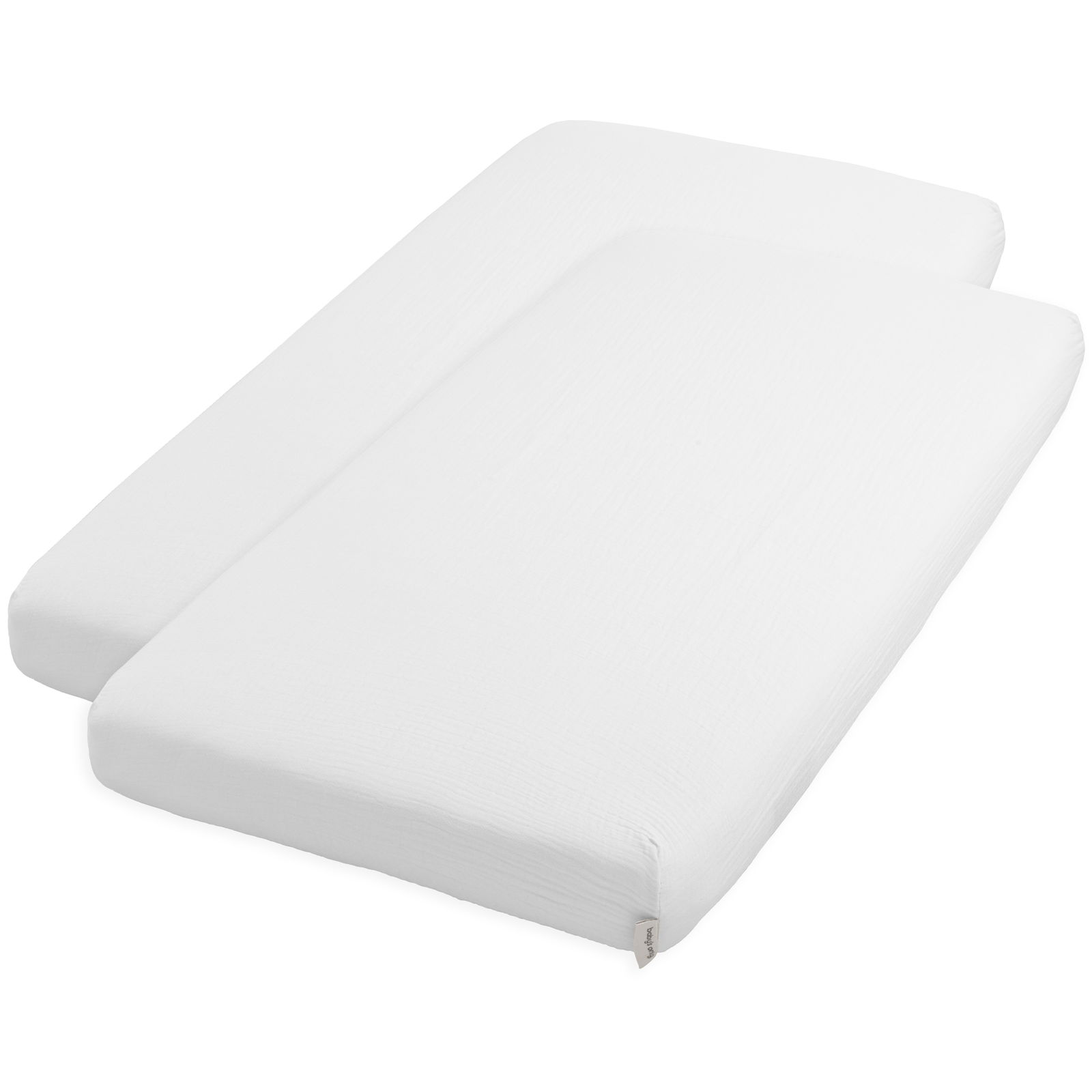 Hoeslaken Tender wit - 70x140 - 2-pack