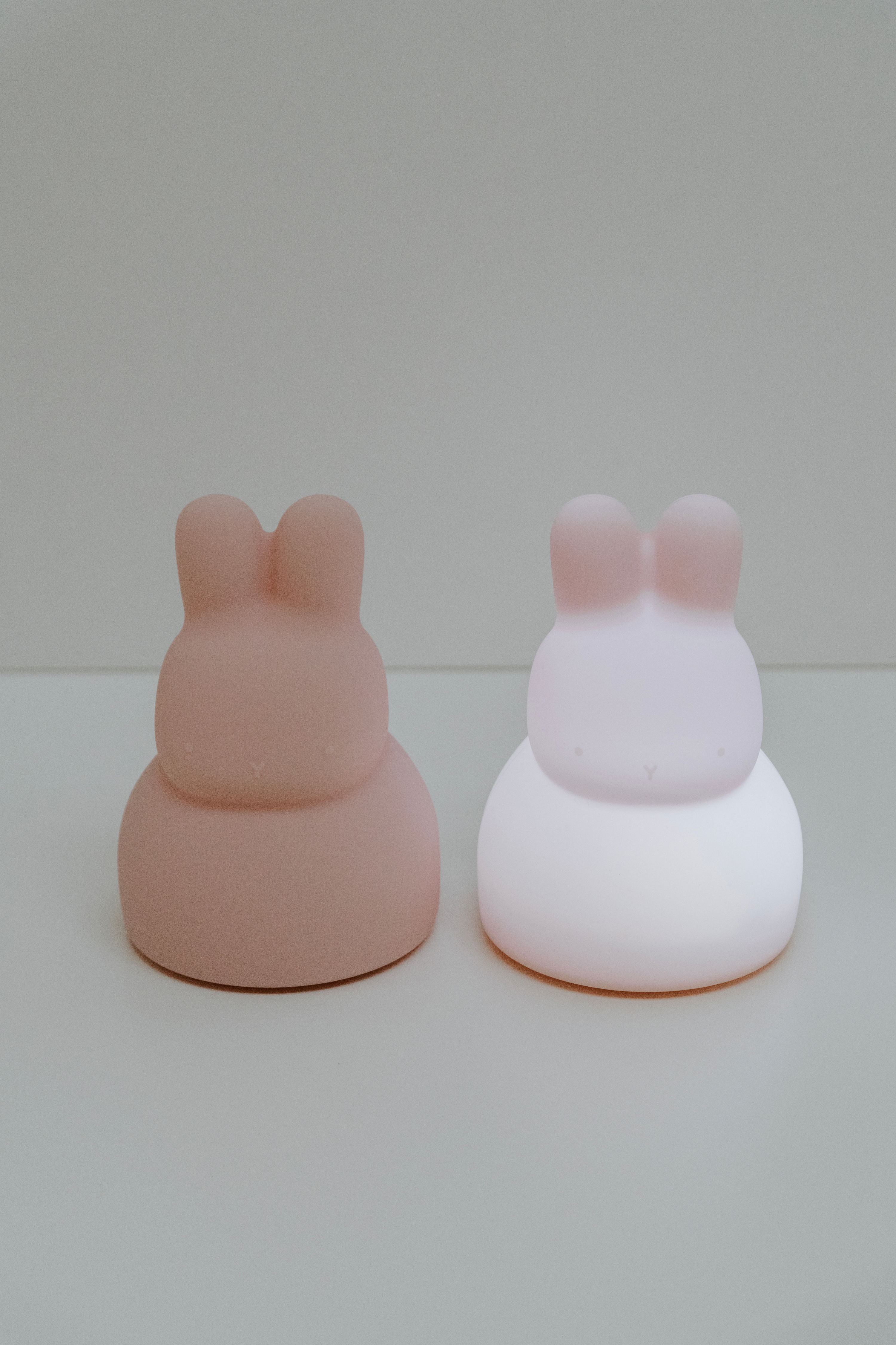 Night light rabbit warm linen - With Music