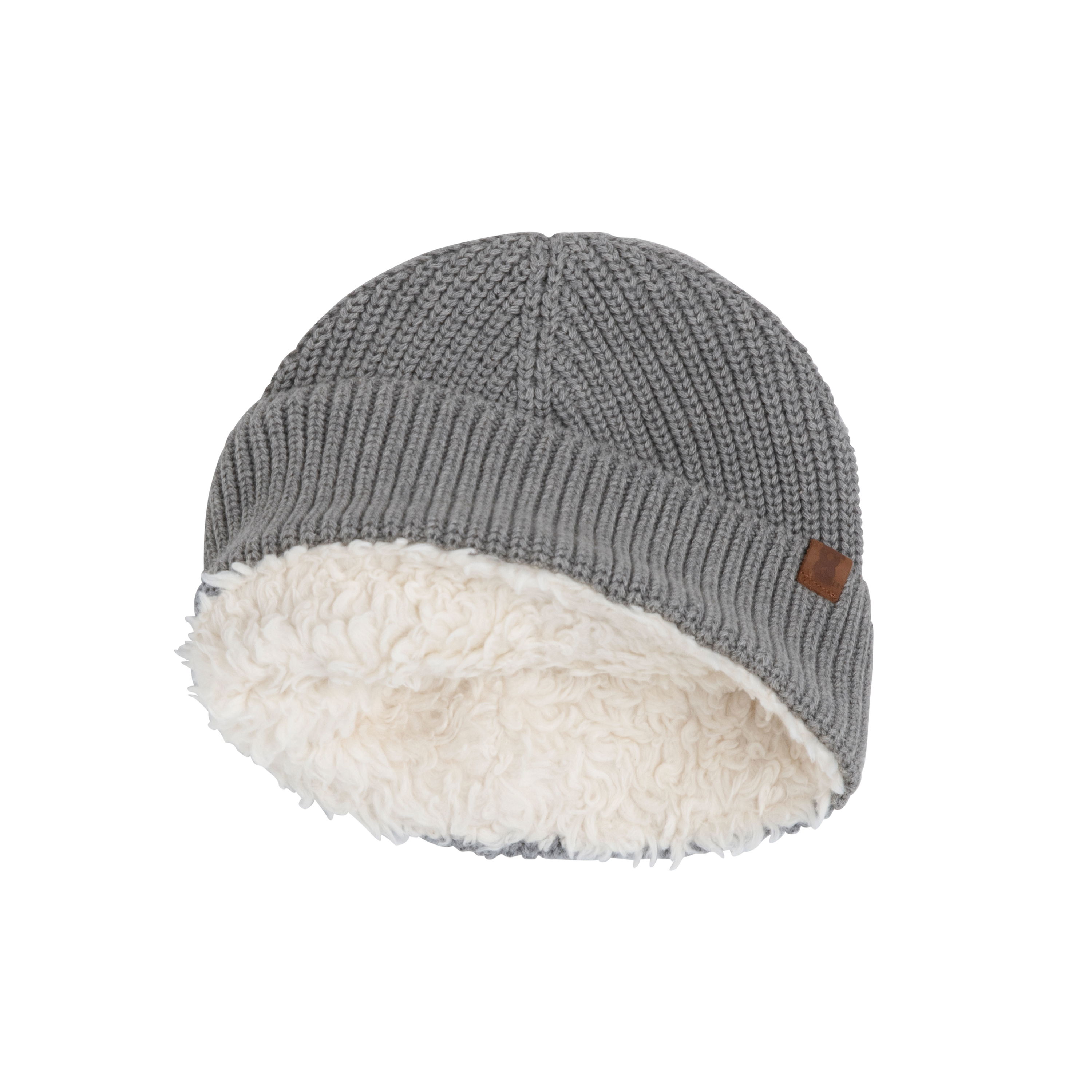 Bonnet teddy Soul gris - 3-6 mois