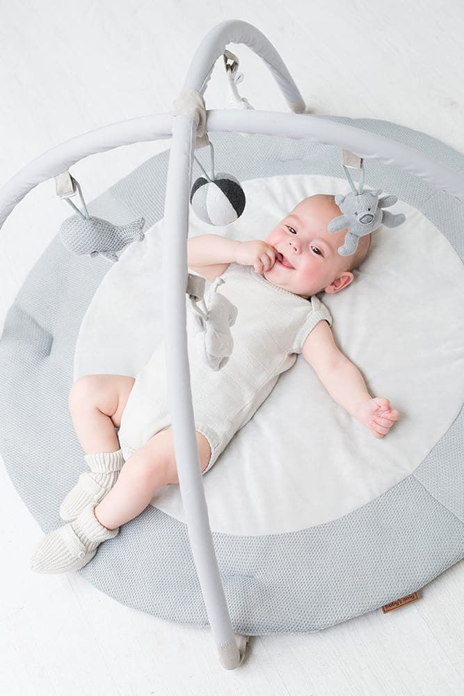 Activity mat silver-grey/grey/white