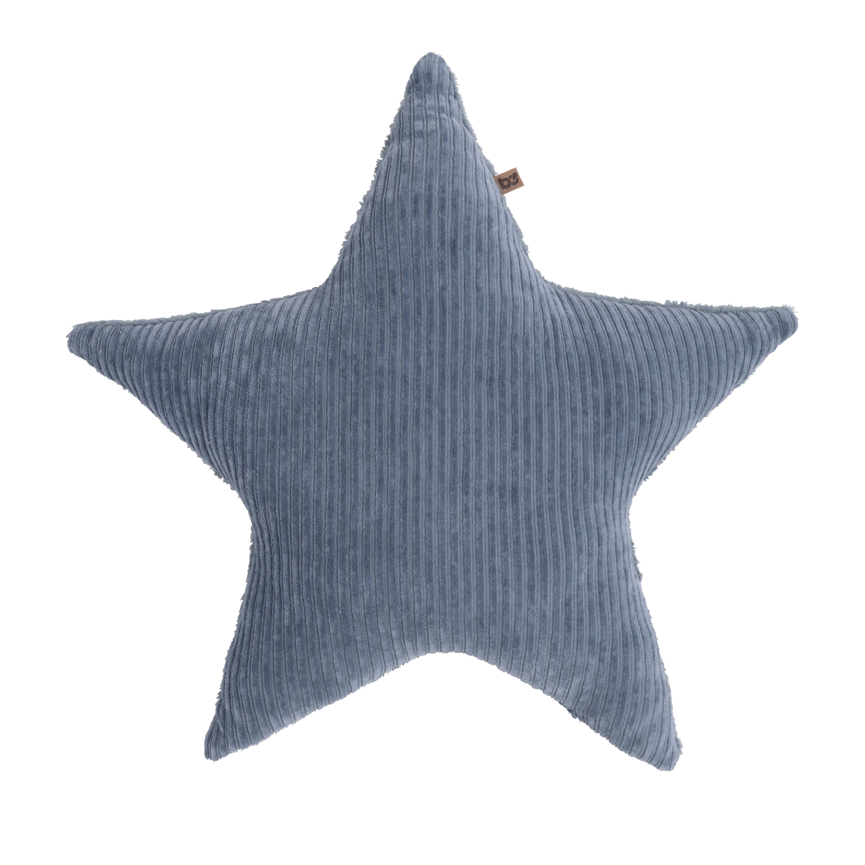 Coussin étoile teddy Sense vintage blue