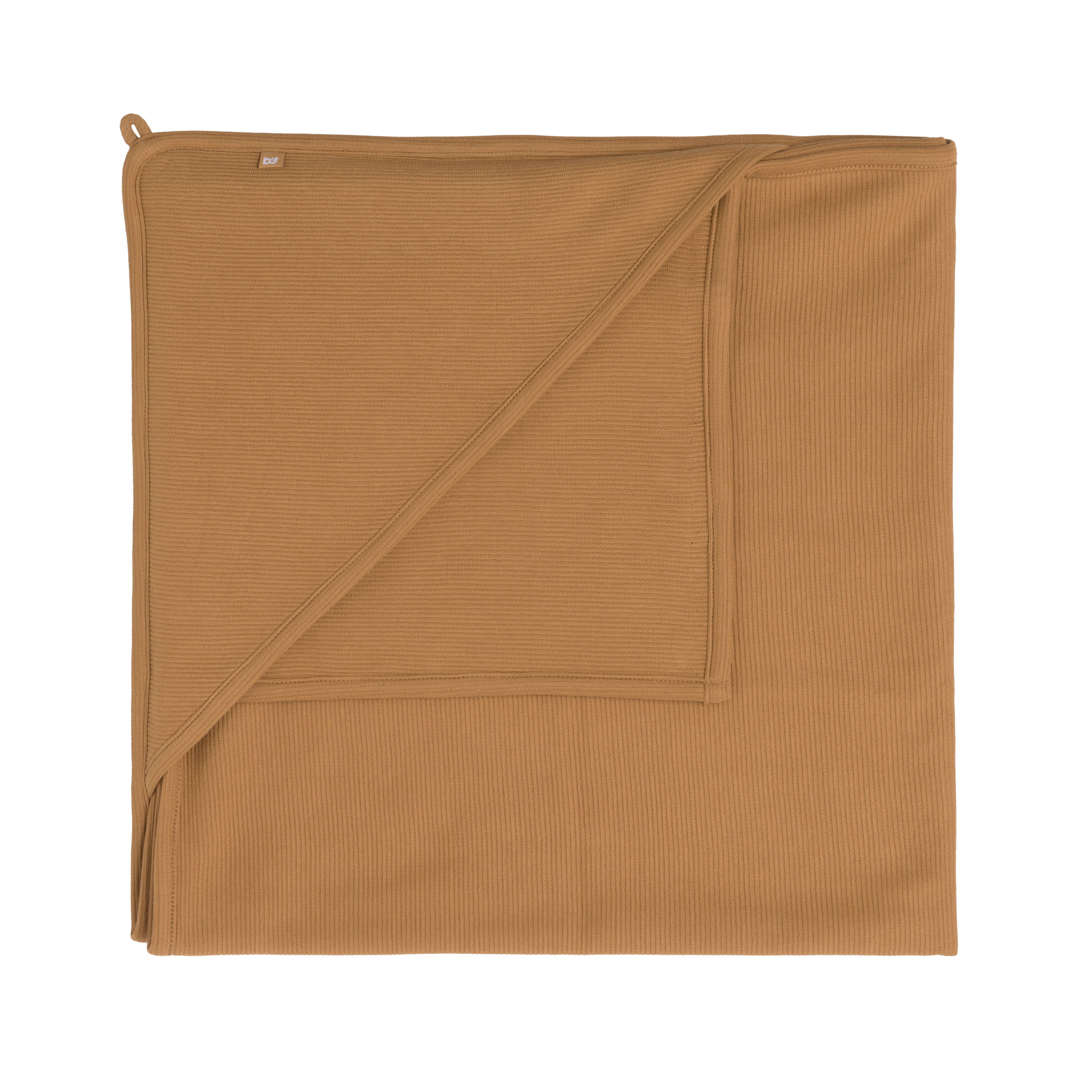 Couverture enveloppante Pure caramel - 75x75