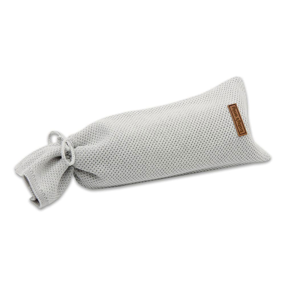 Hot water bottle cover Classic silver-grey