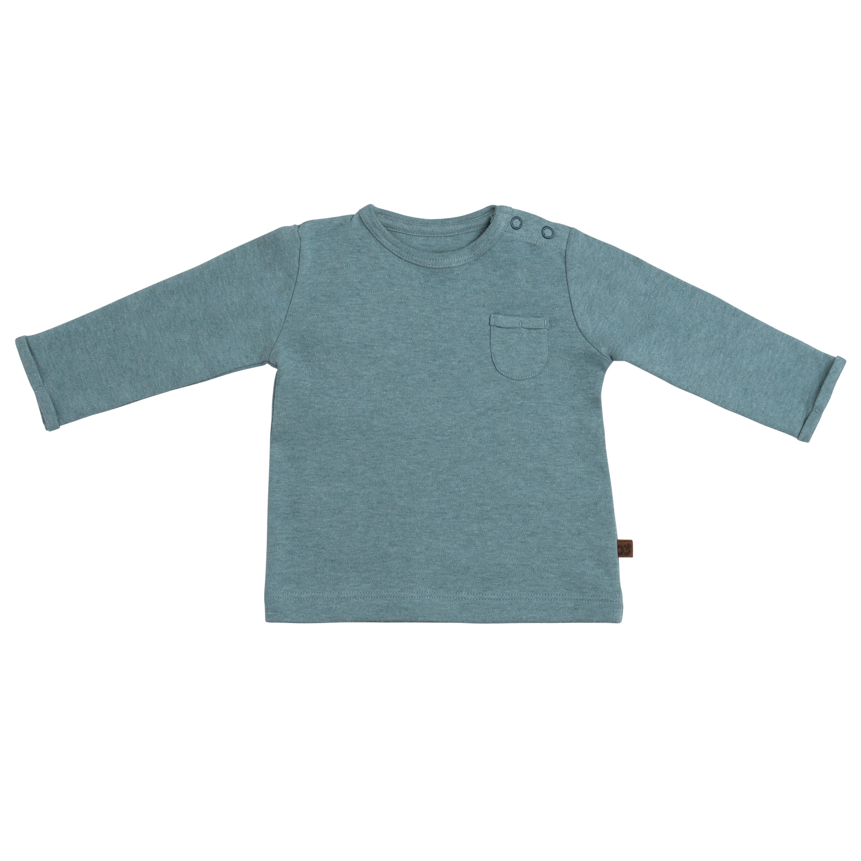 Baby Pullover Melange Stonegreen - 56