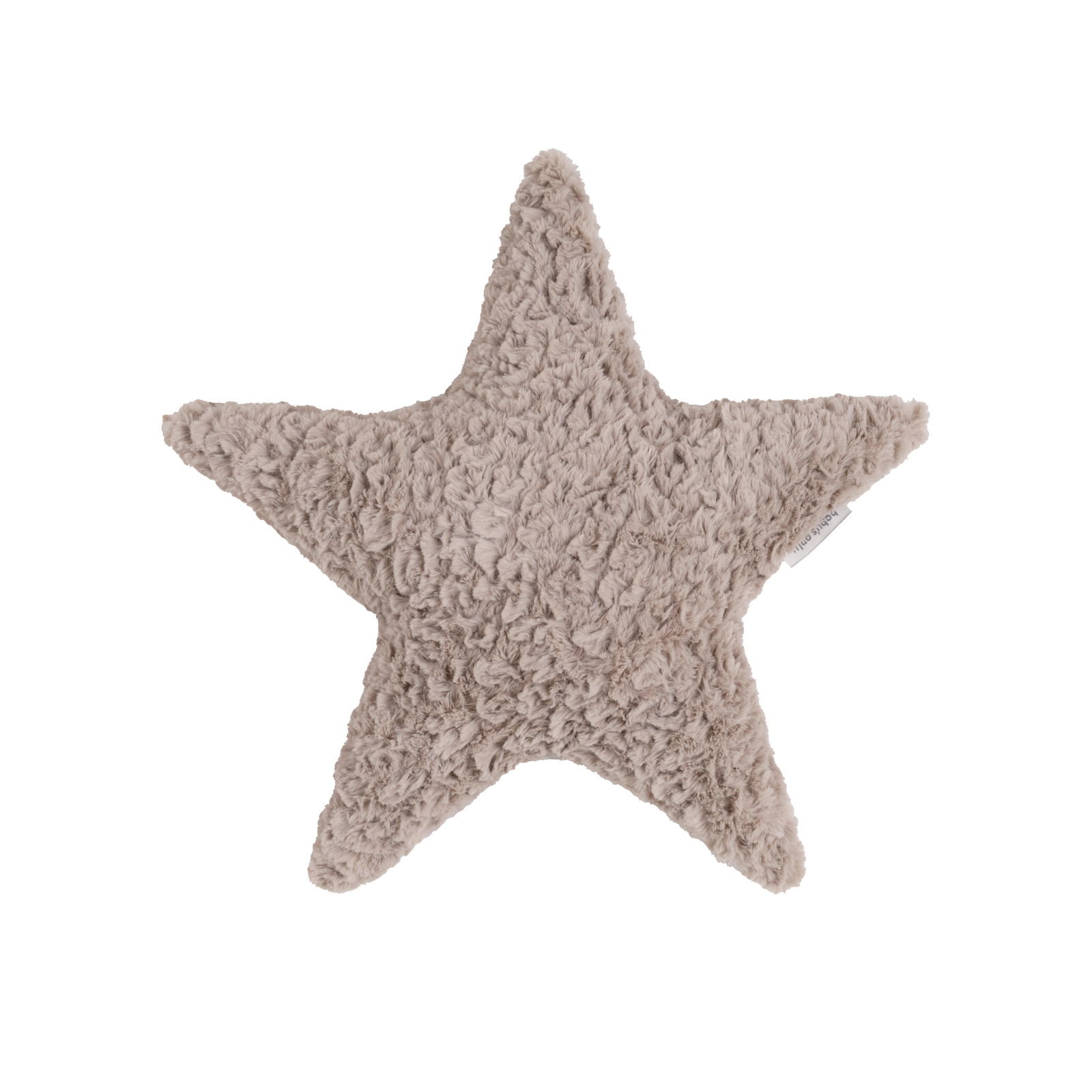 Coussin étoile Snow taupe