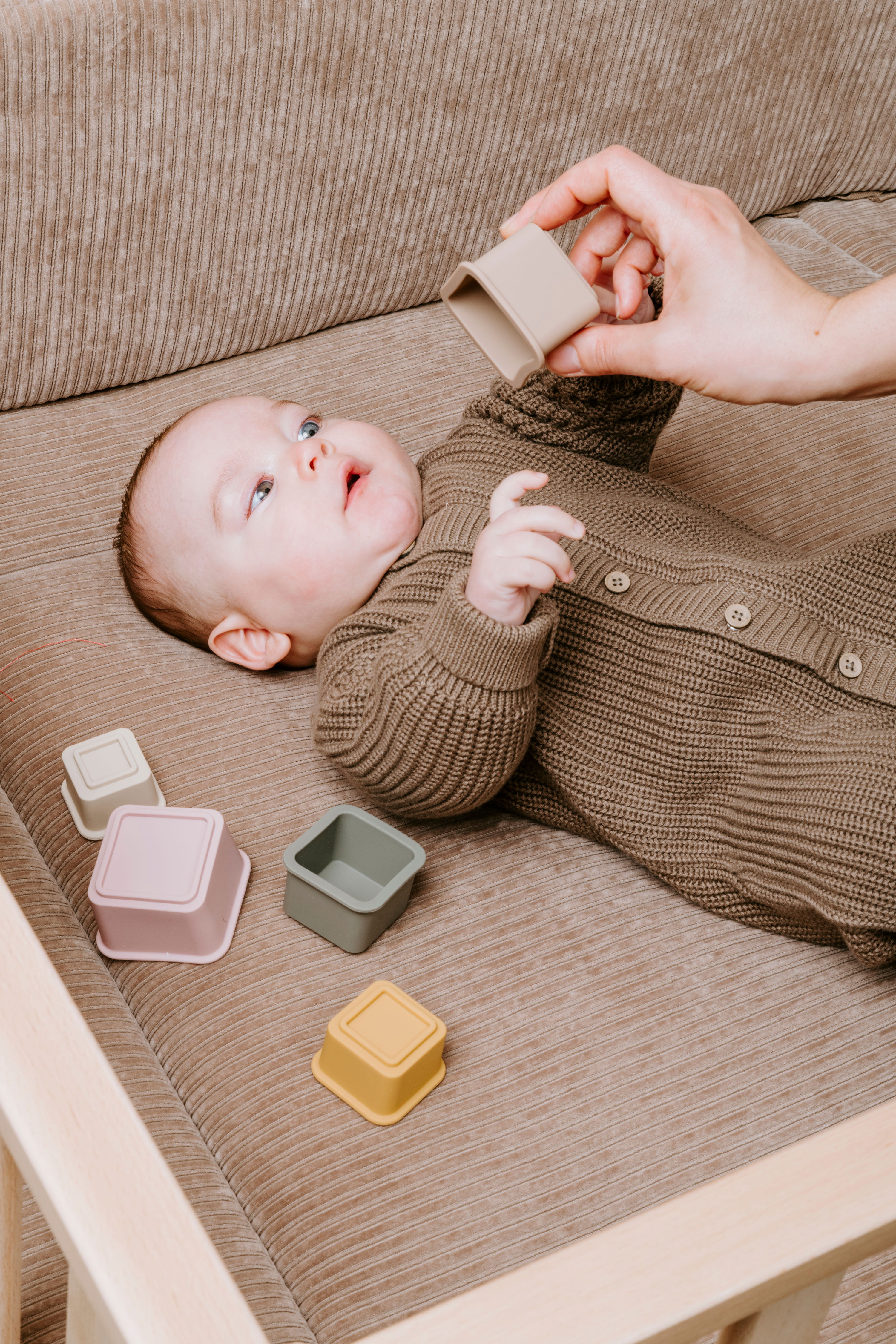 Playpen mat Sense clay - 80x100