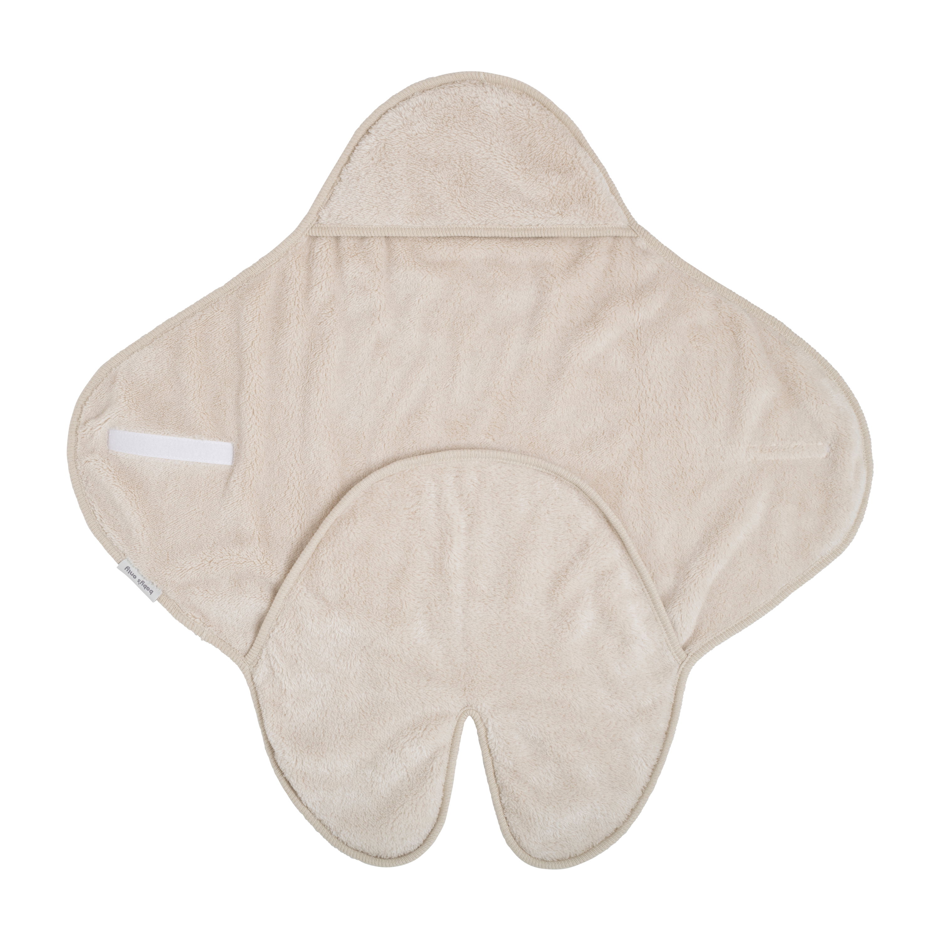 Hooded baby blanket with feet Cozy warm linen