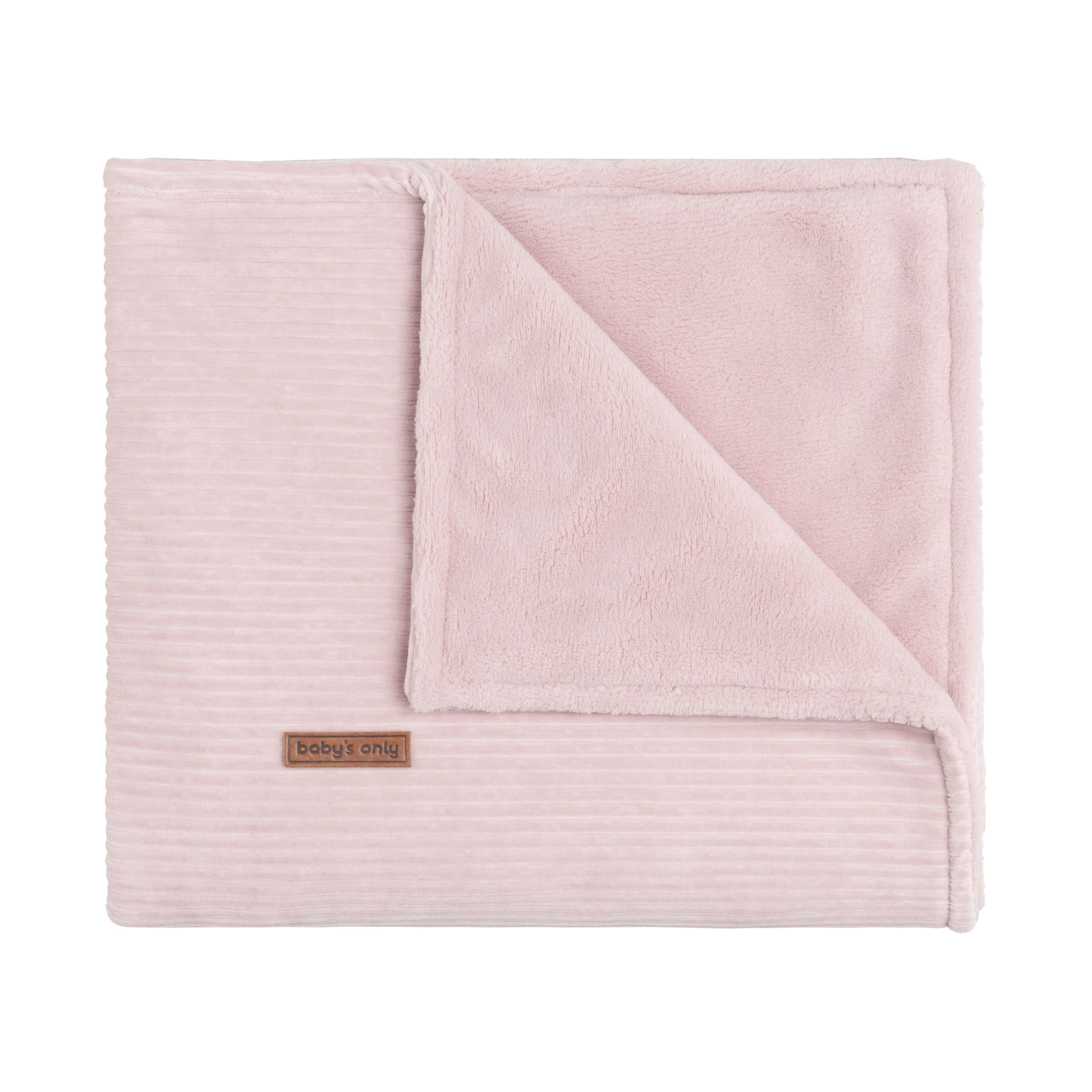 Babydecke Teddyfutter Sense Alt Rosa