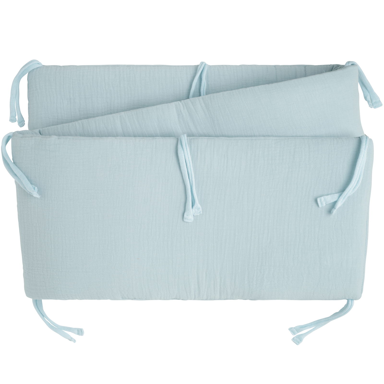 Bed/playpen bumper Fresh ECO misty blue