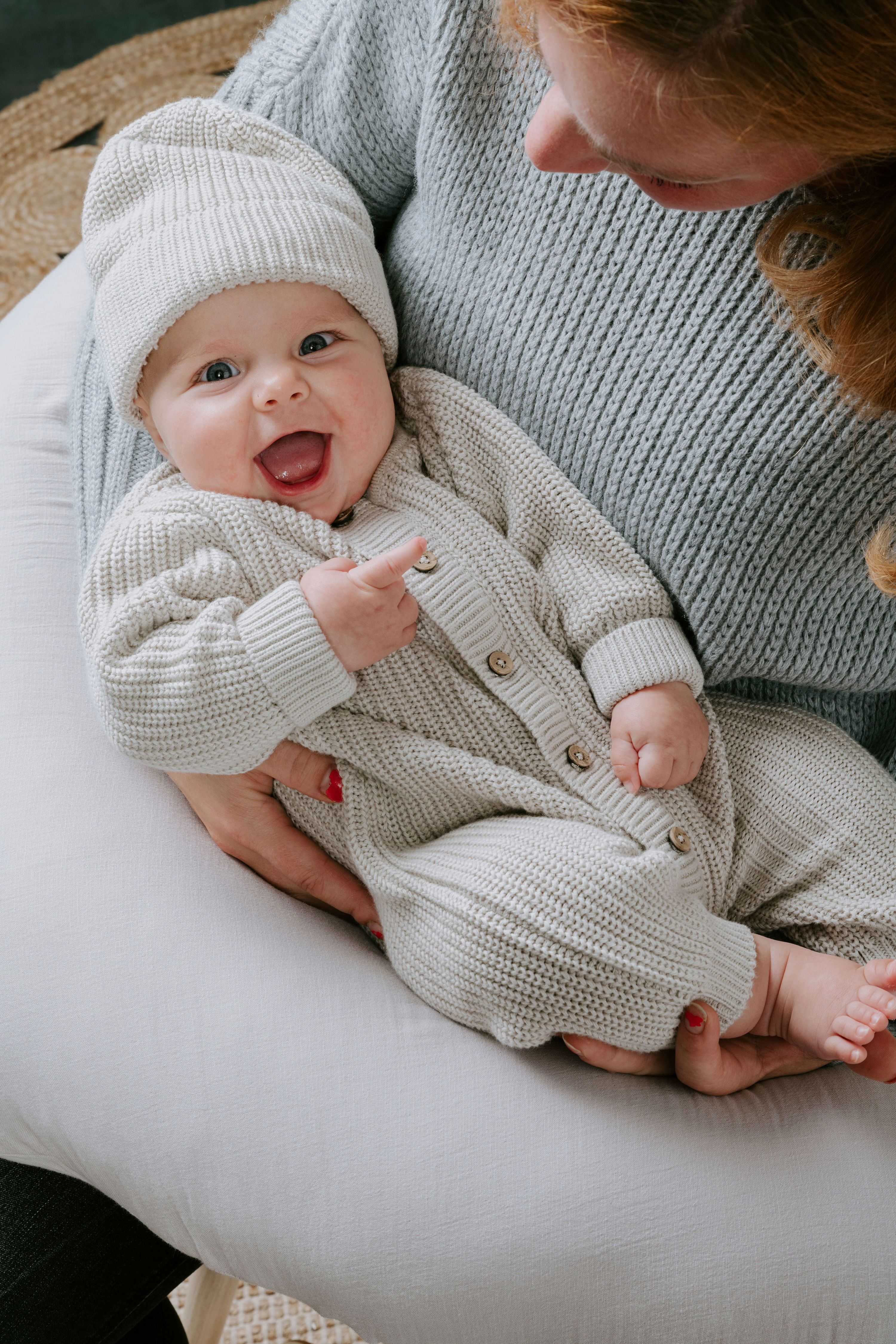 Nursing pillow Breeze warm linen