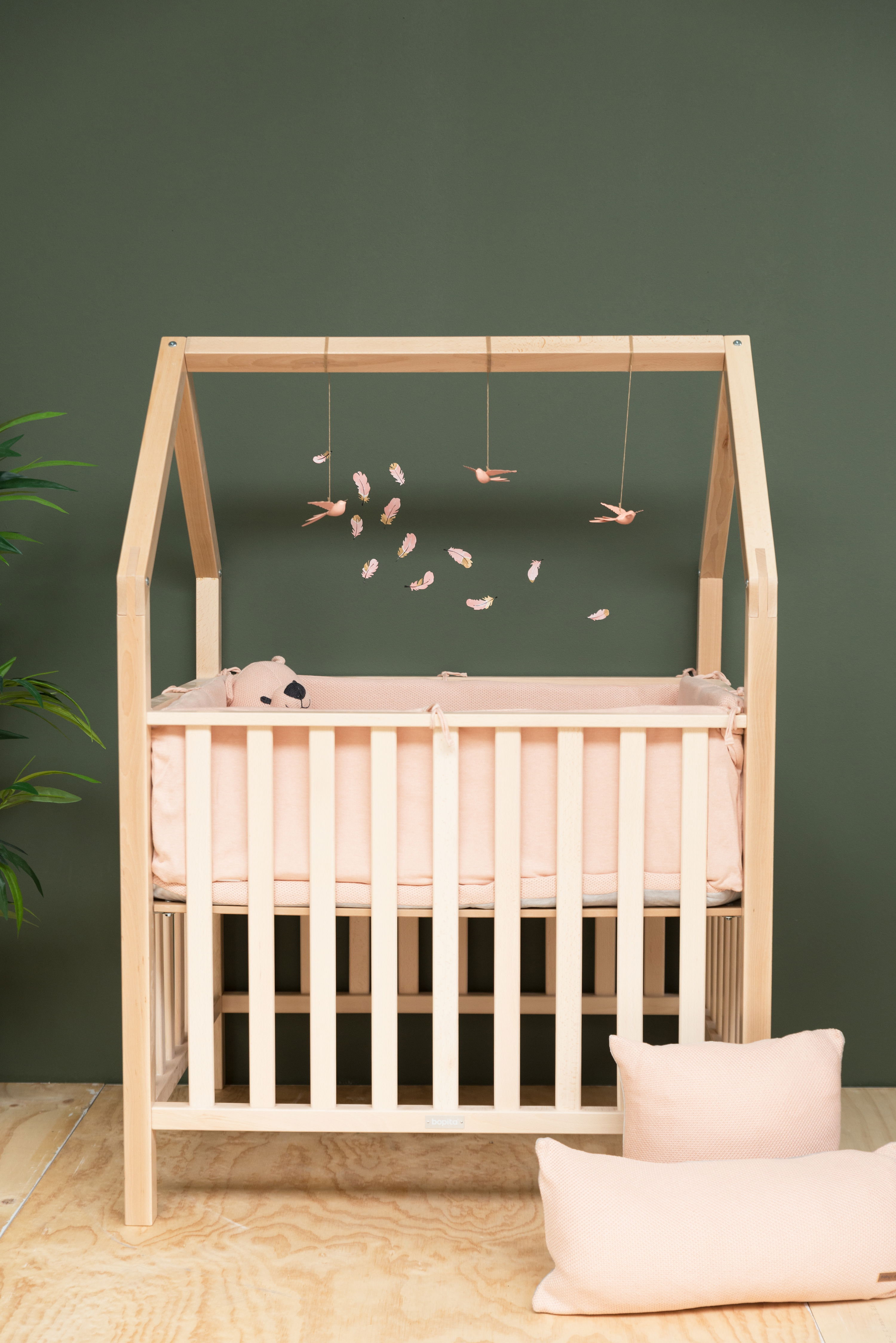 Playpen bumper Classic khaki