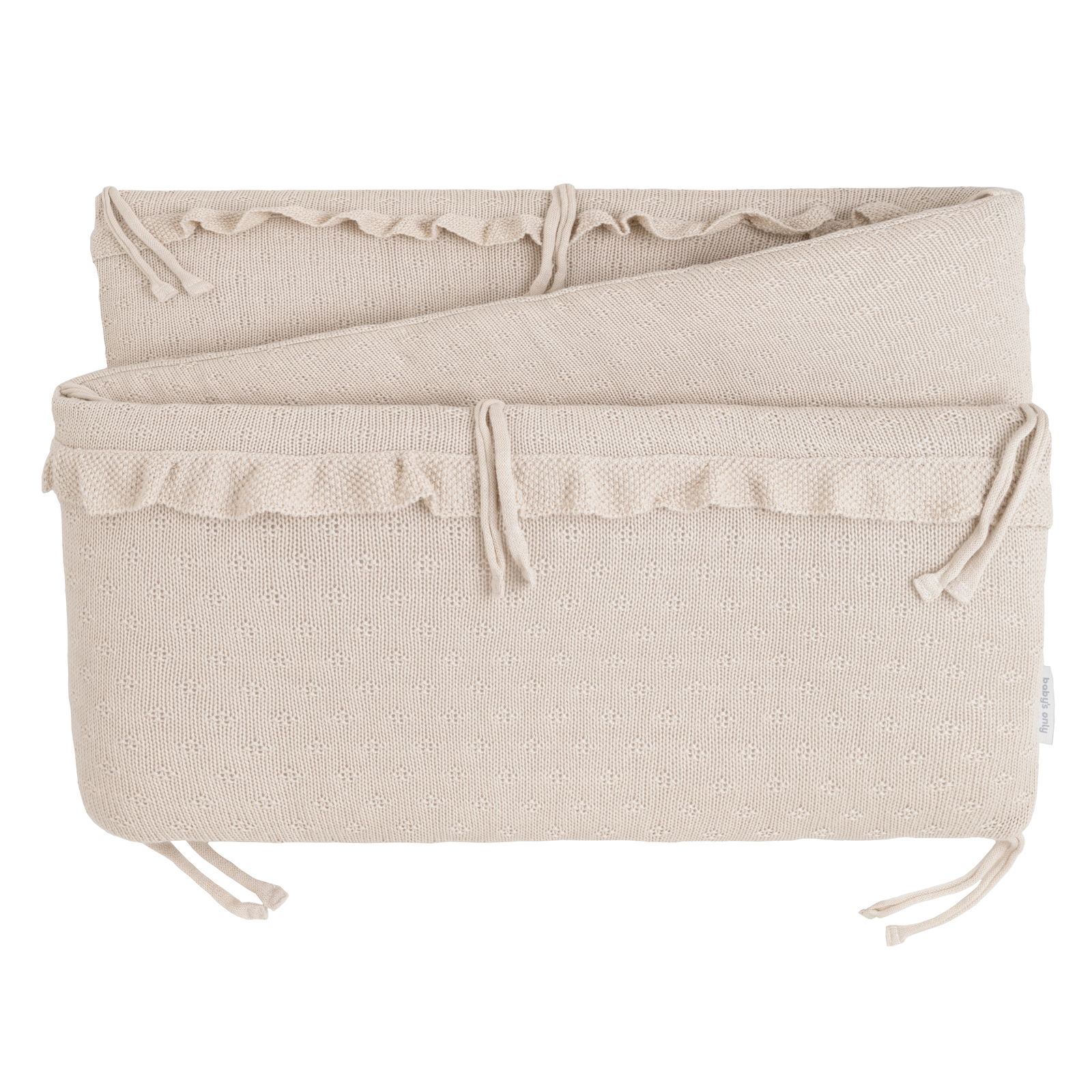 Bed/playpen bumper Mood warm linen