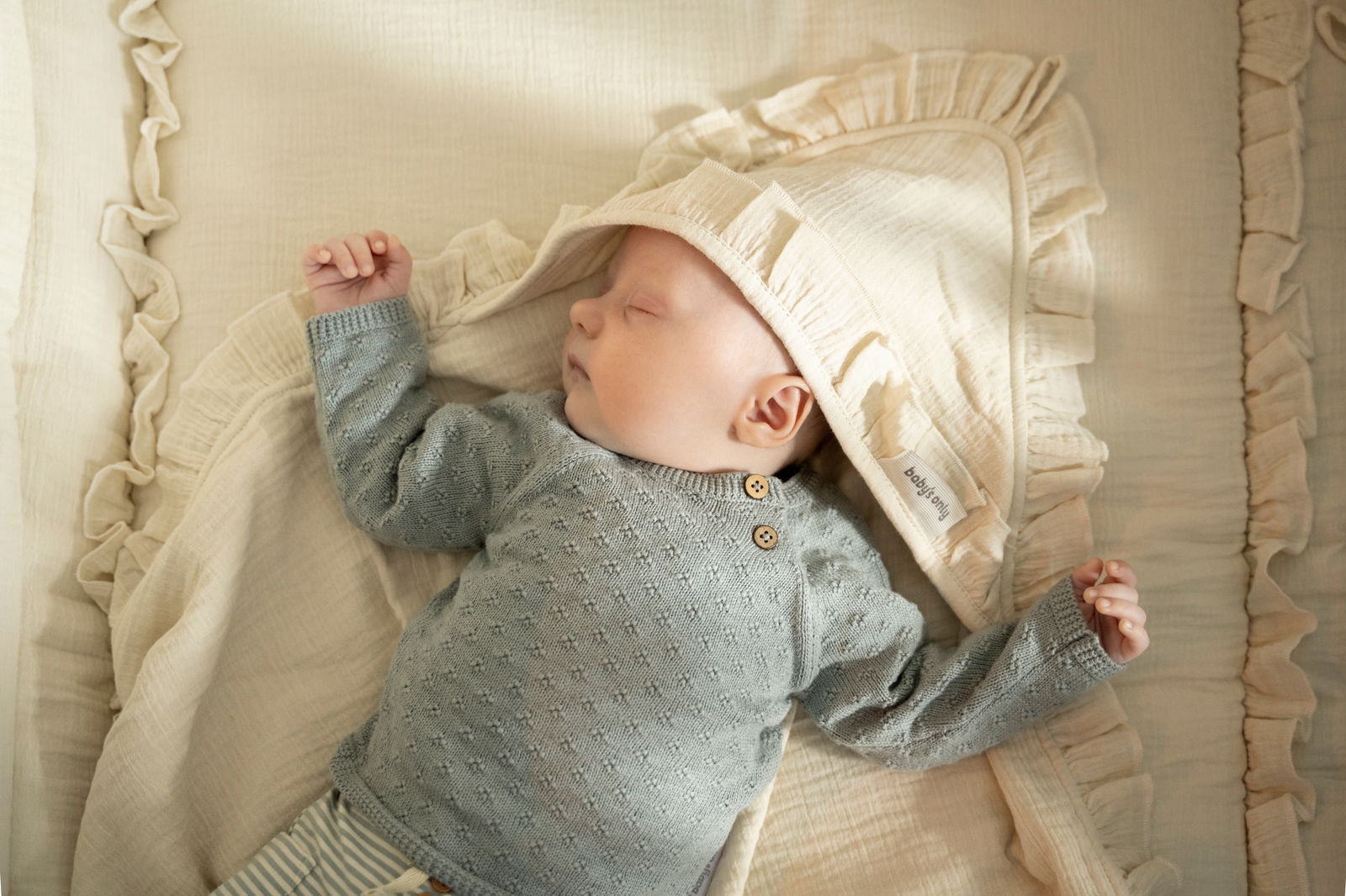 Playpen mat Calm warm linen - 75x95