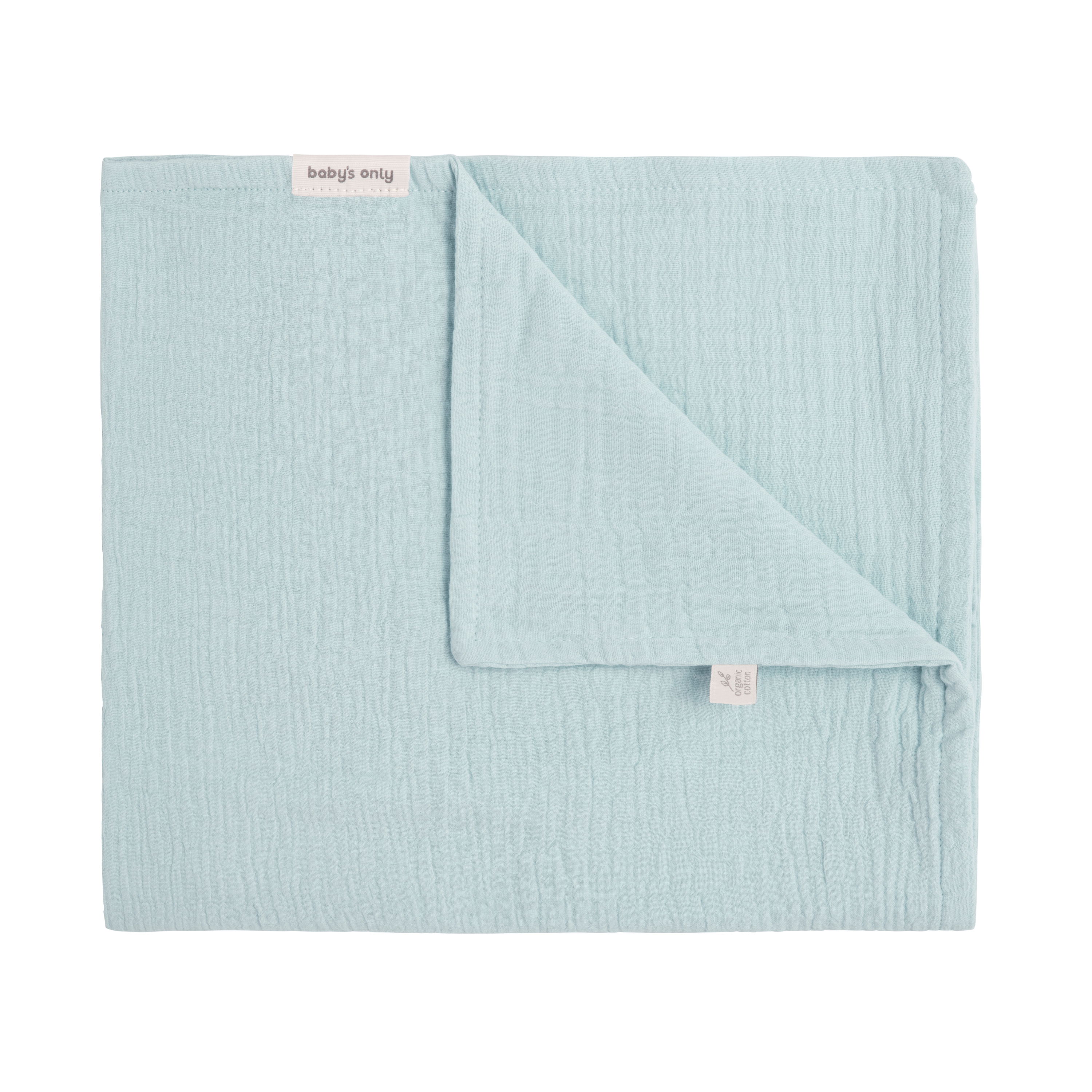 Couverture lit bébé Fresh ECO misty blue