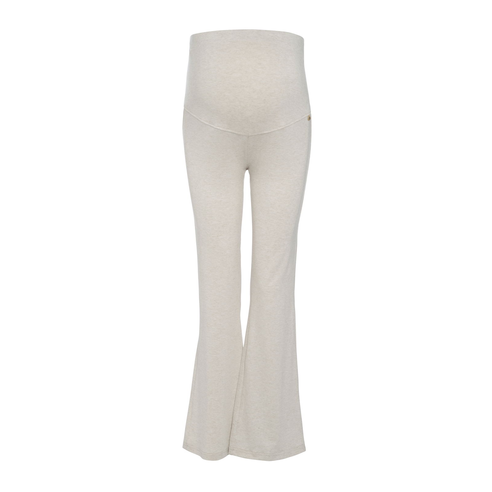 Flared maternity pants Glow ecru - M