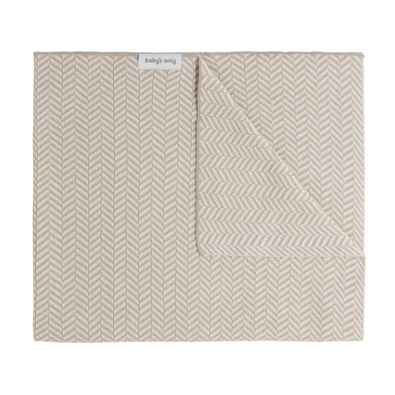 Cot blanket Dawn beige/ecru