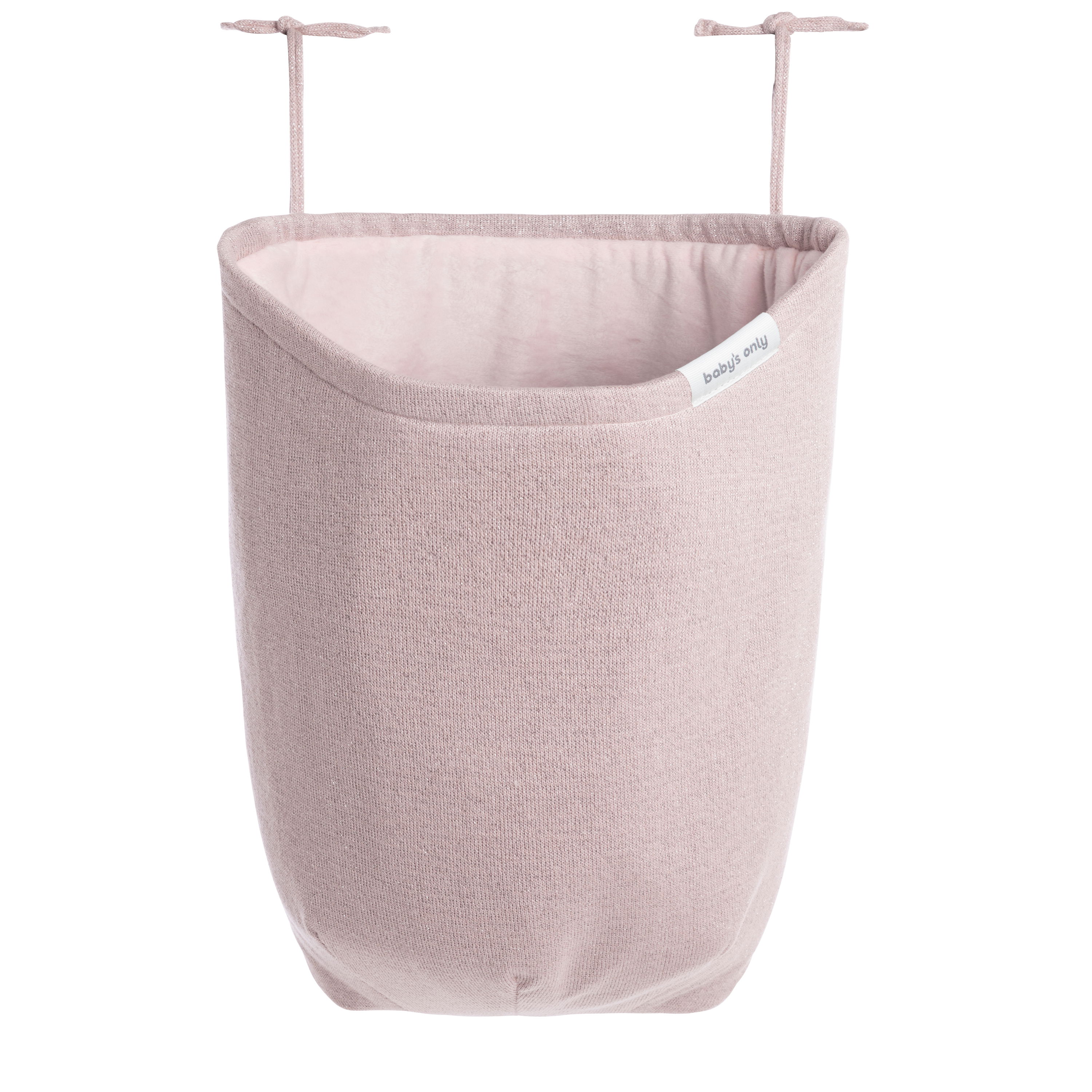 Sac de rangement Sparkle rose-argent mêlé