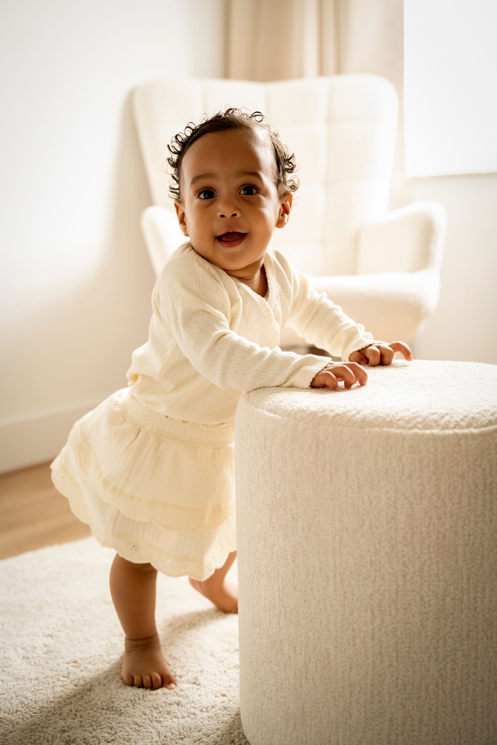 Baby Wickelpullover Dream Cream - 56