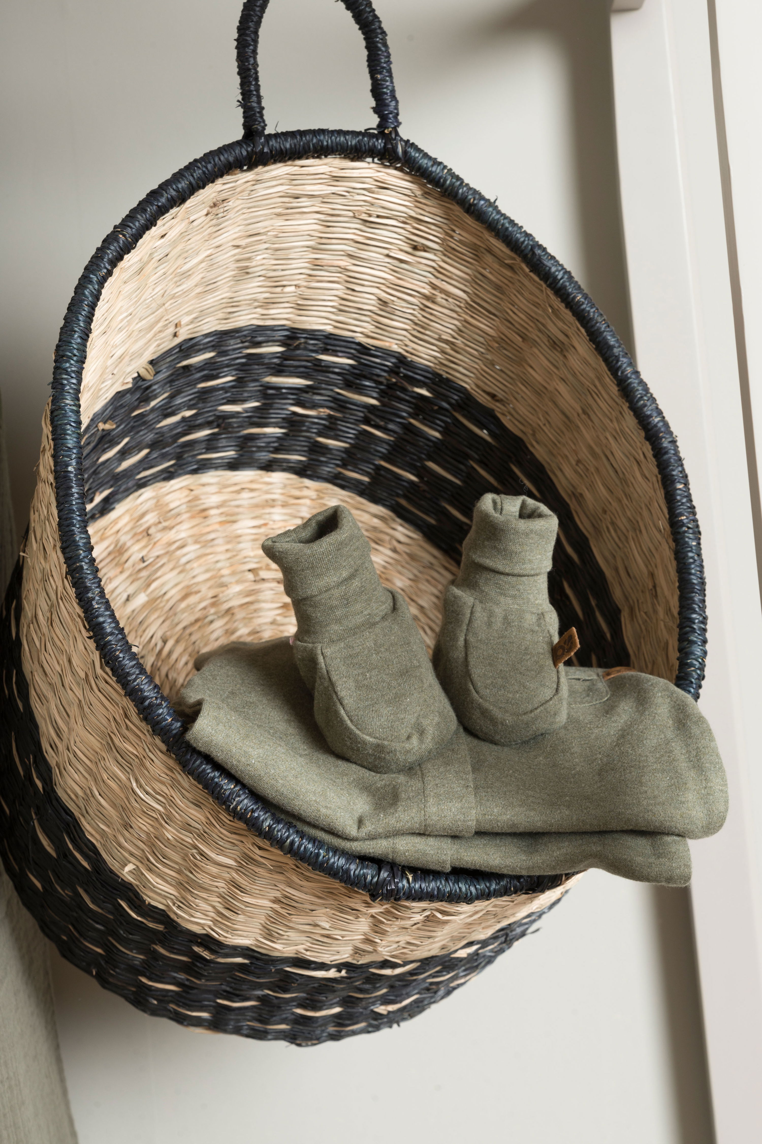 Booties Melange khaki - 3-6 months