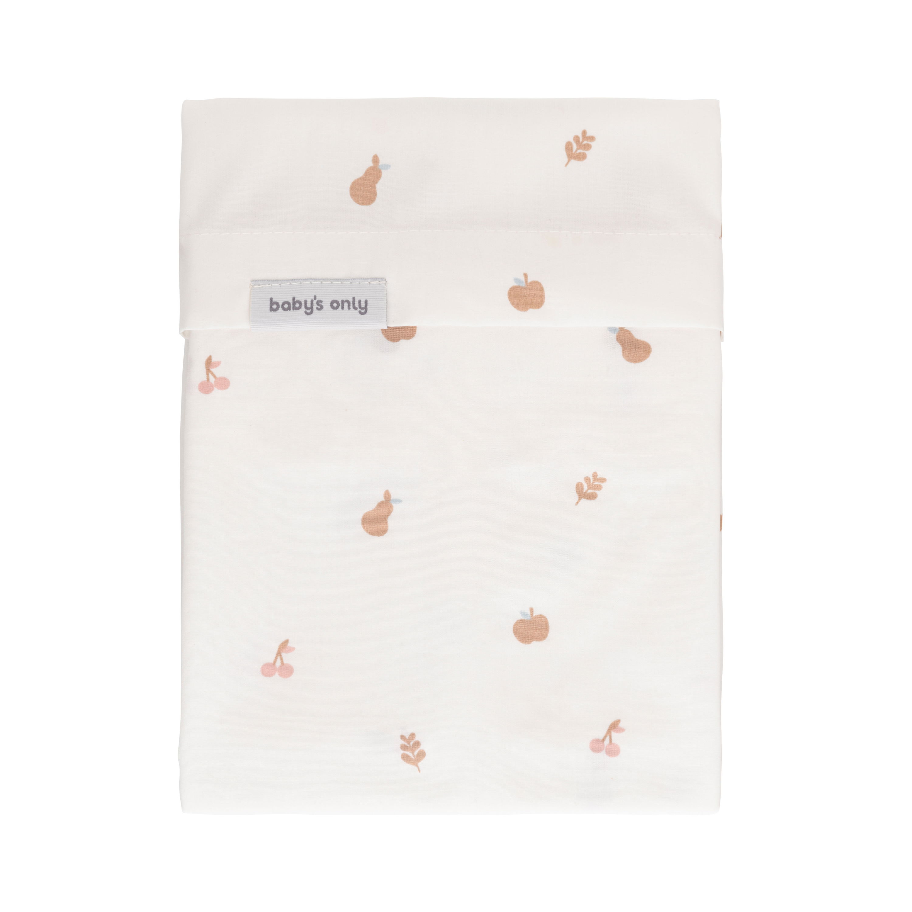 Drap lit bébé Fruit beige