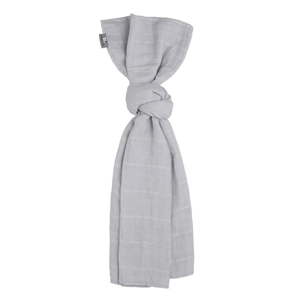 Swaddle Sparkling Silbergrau - 100x120