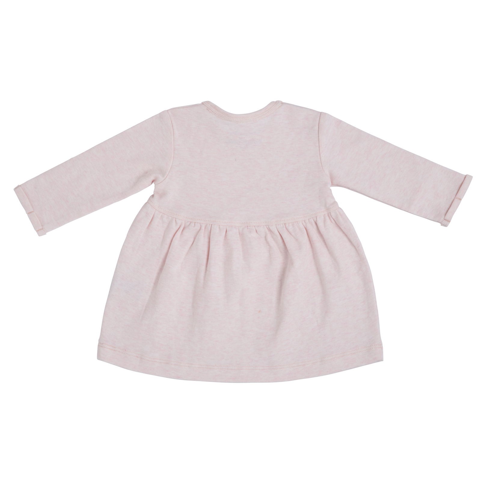 Jersey jurkje Melange classic roze - 68
