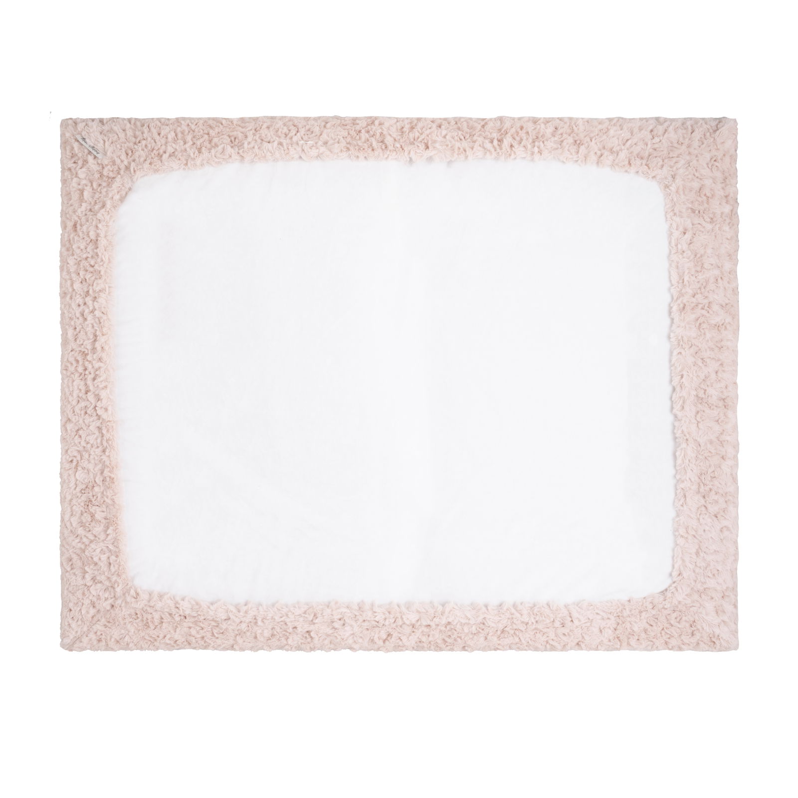 Hoeslaken boxmatras Snow oud roze - 75x95 cm - 1