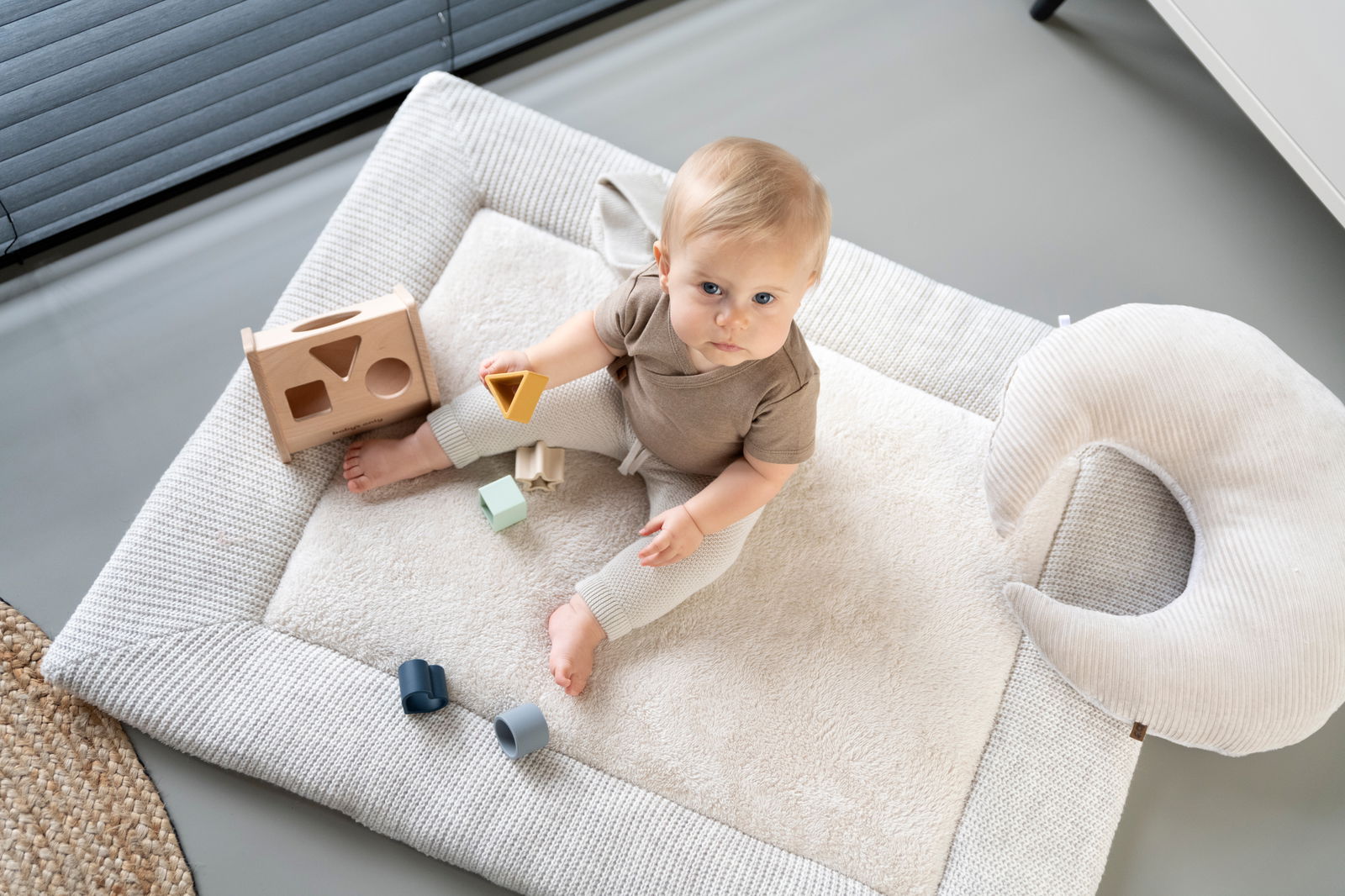 Tapis de parc Hope ecru - 75x95