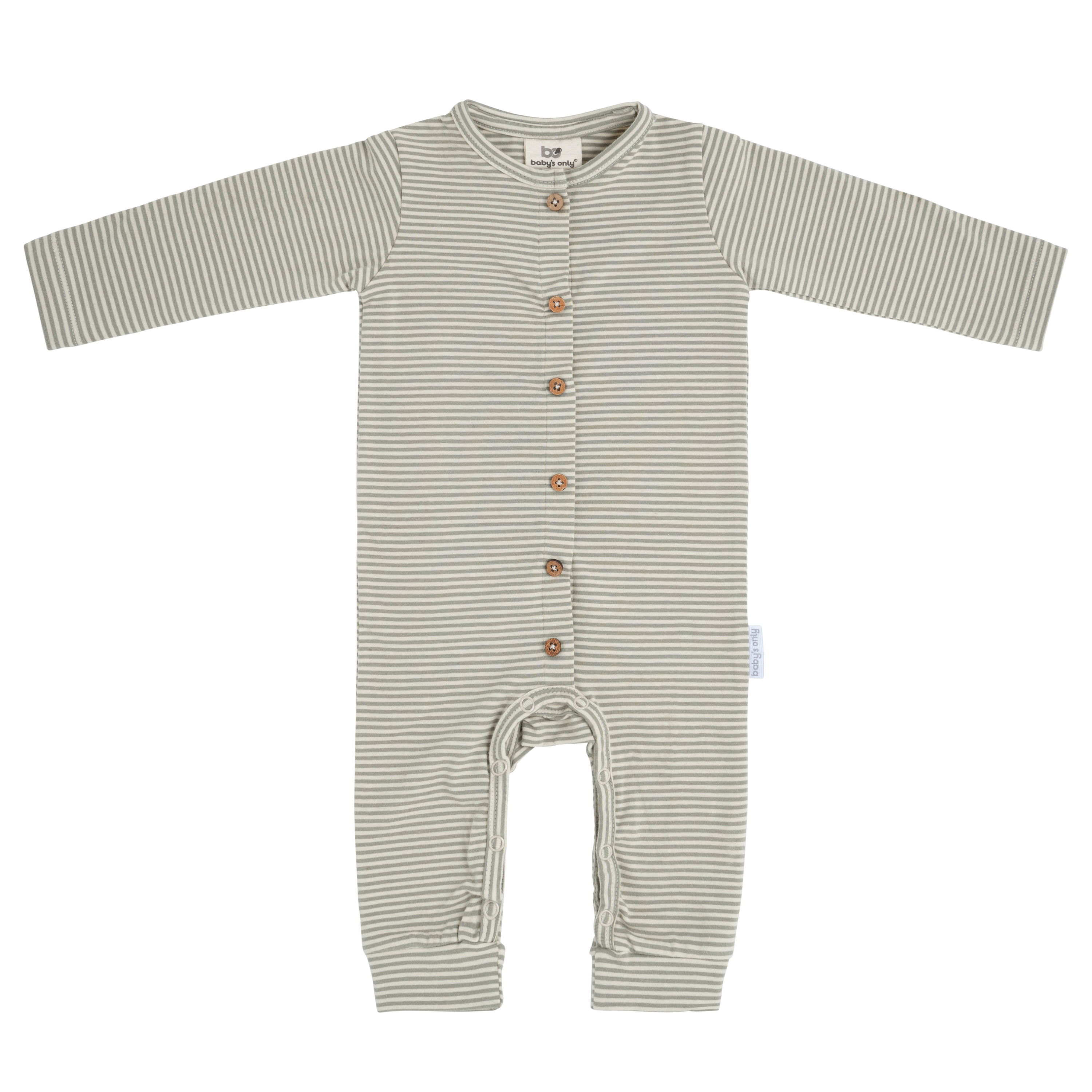 Sleepsuit Stripe urban green - 74