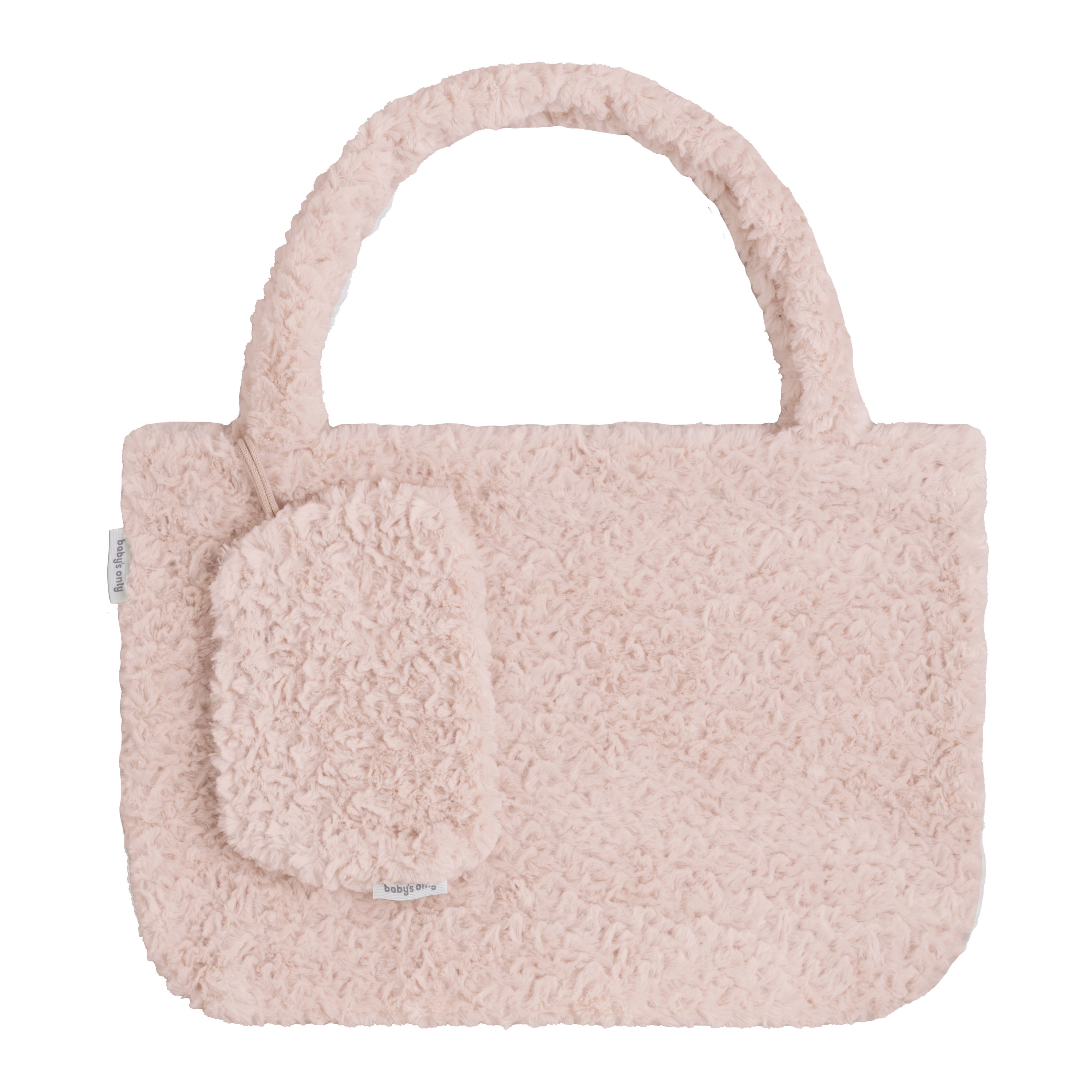 Mom bag Snow oud roze - met etui