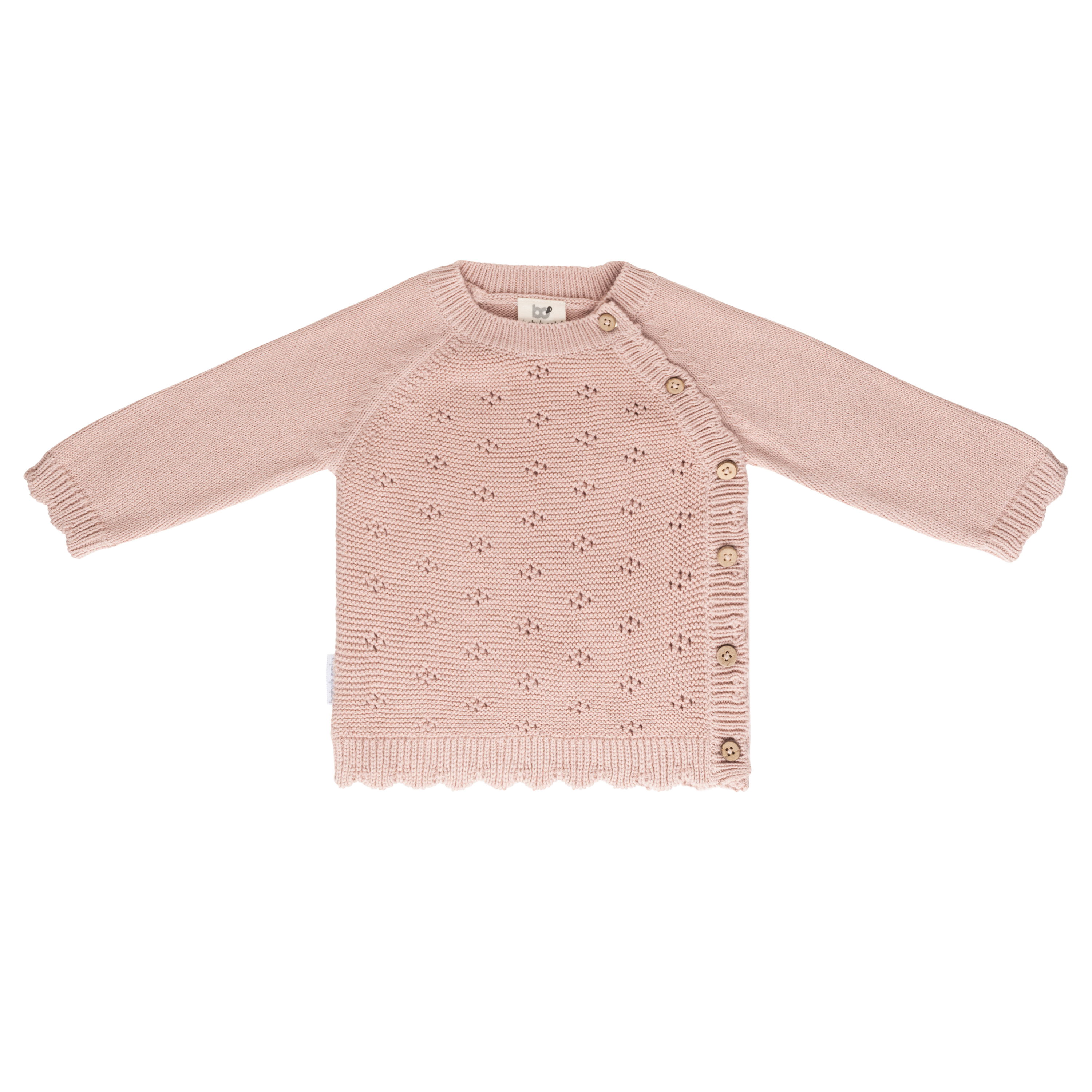 Baby Pullover Flora Alt Rosa - 80