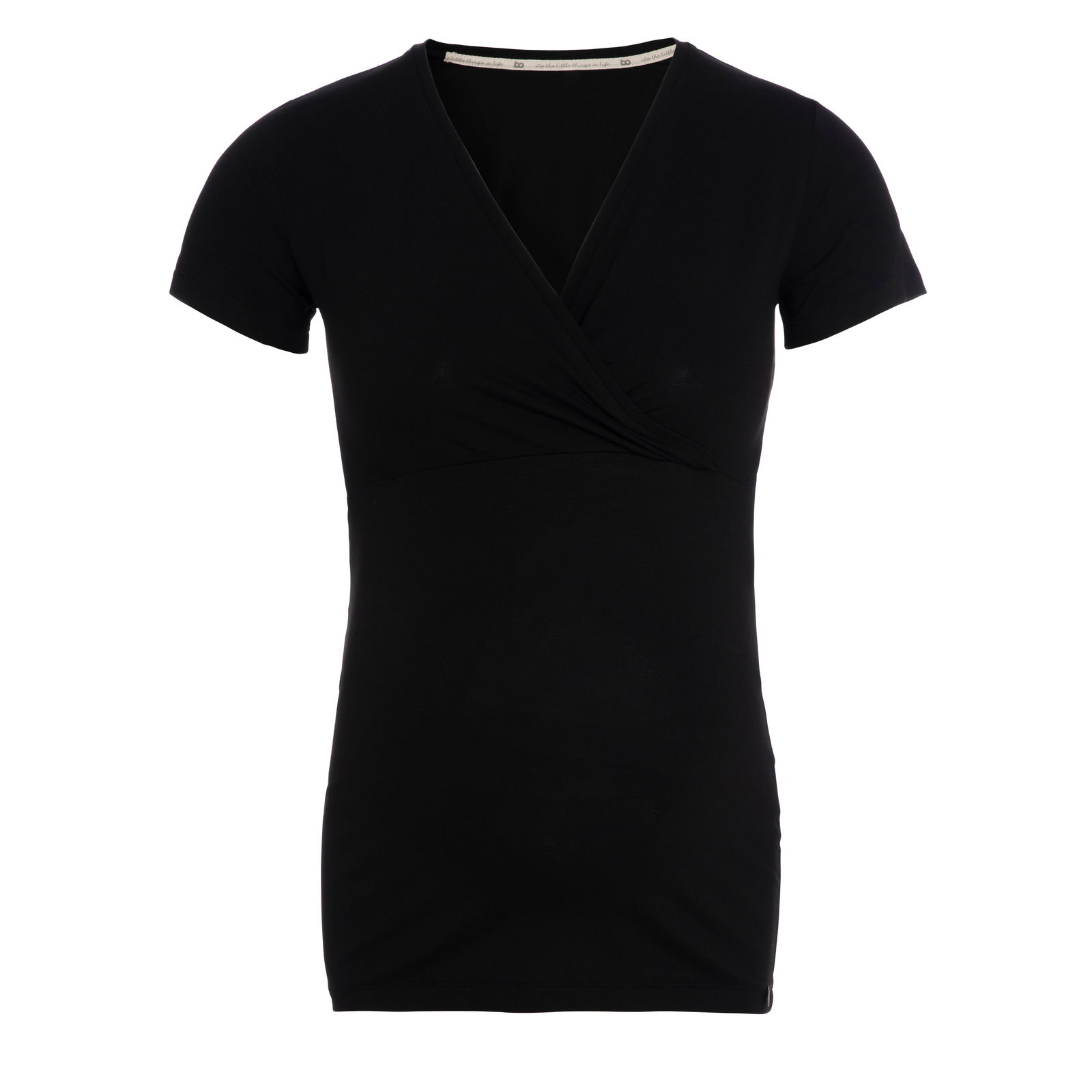 Maternity T-shirt Glow black - L - With nursing function