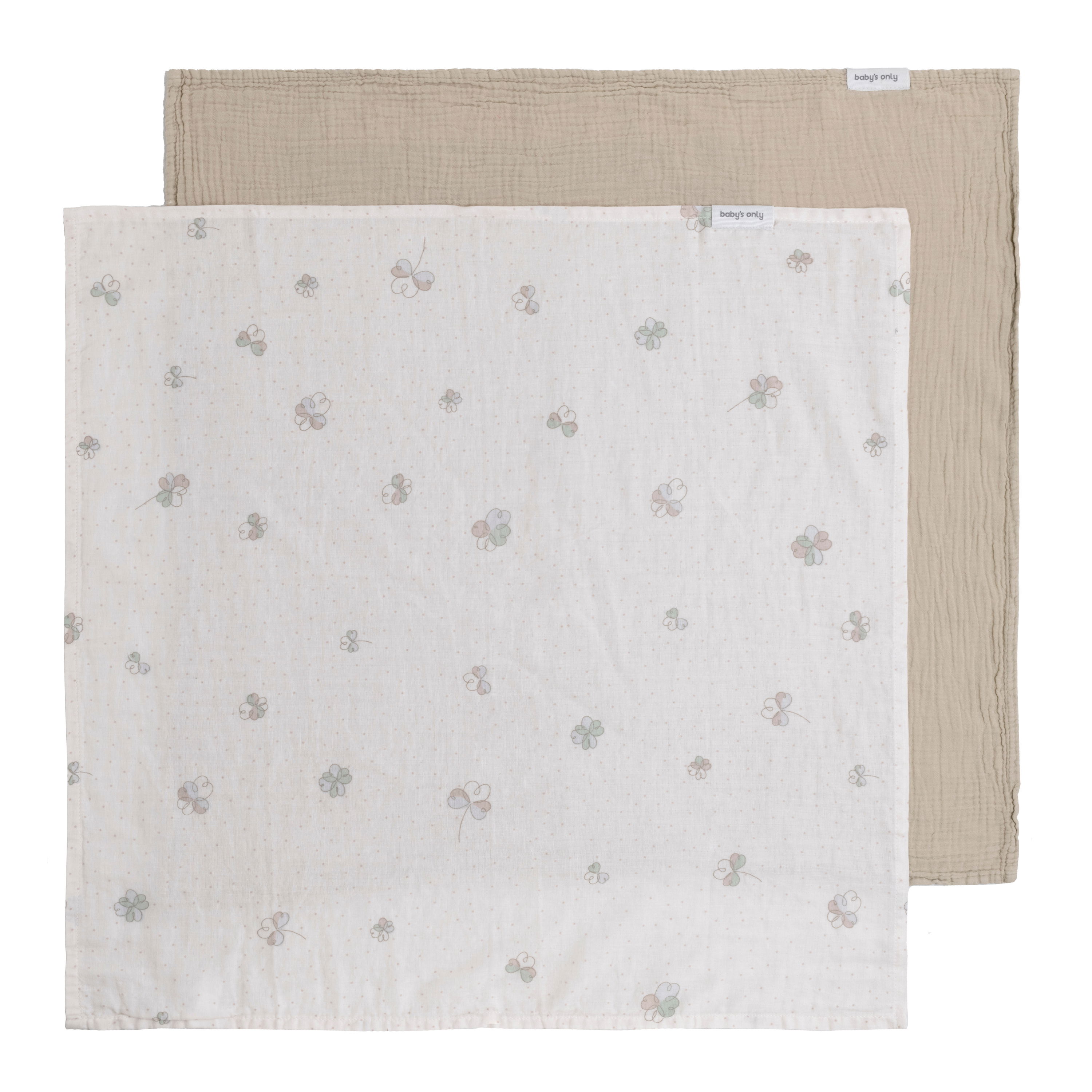 Swaddle Tender beige/clover - 115x115 - 2-pack