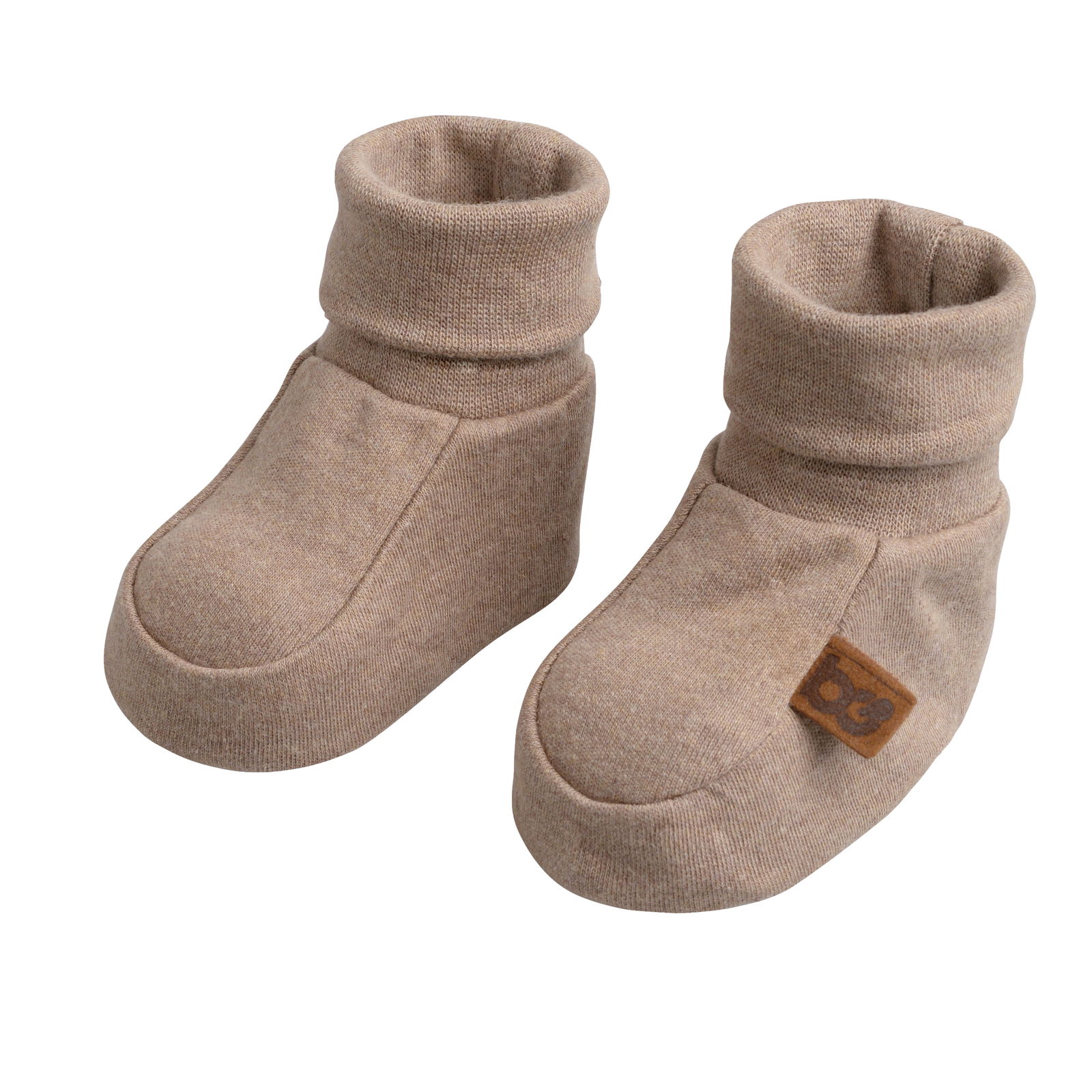 Booties Melange clay - 0-3 months