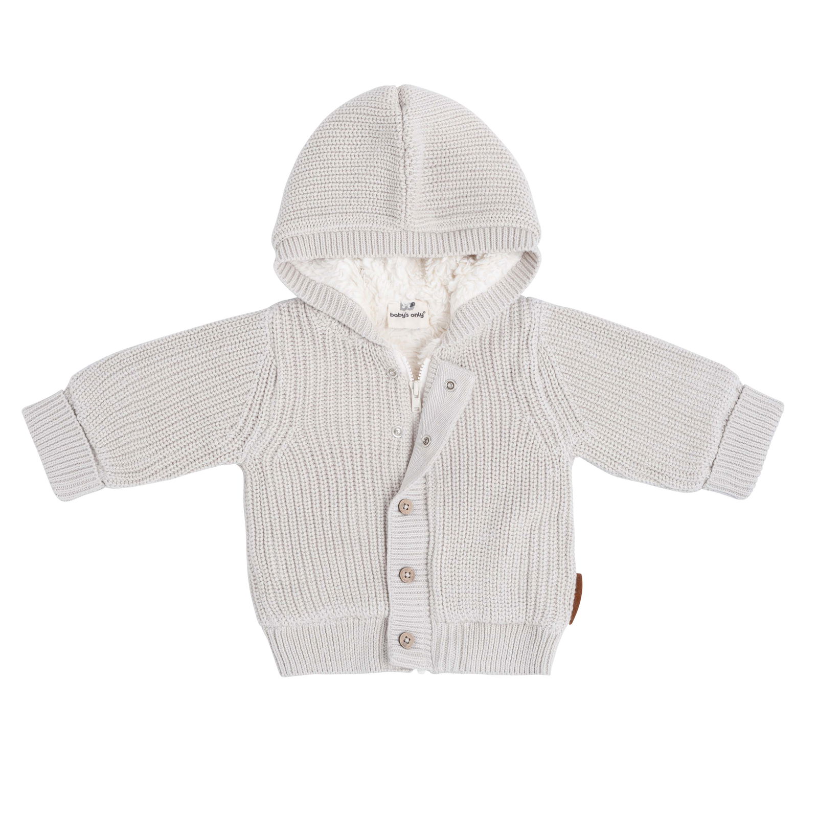 Cardigan with hood teddy Soul warm linen - 68