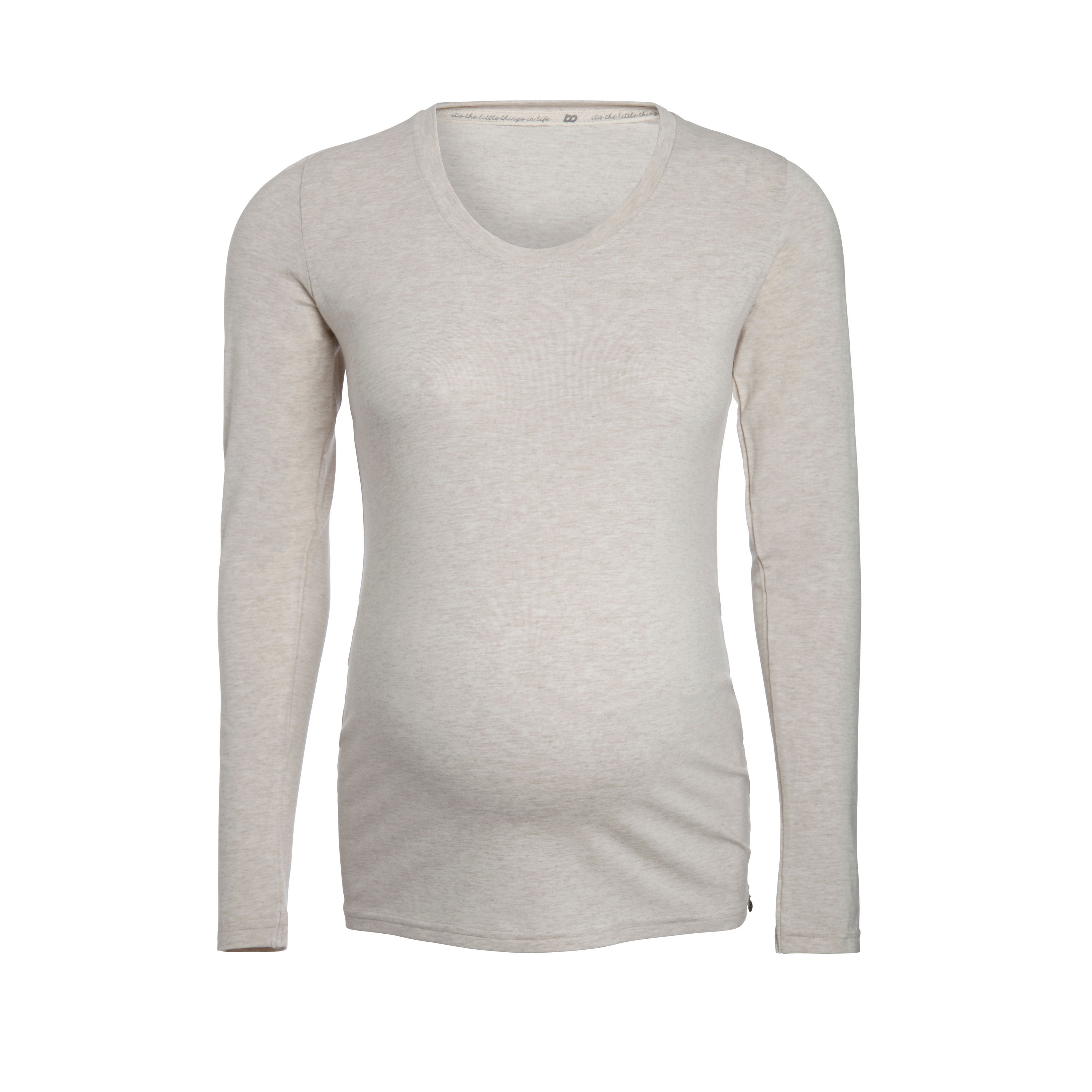 Maternity long sleeve top Glow ecru - M