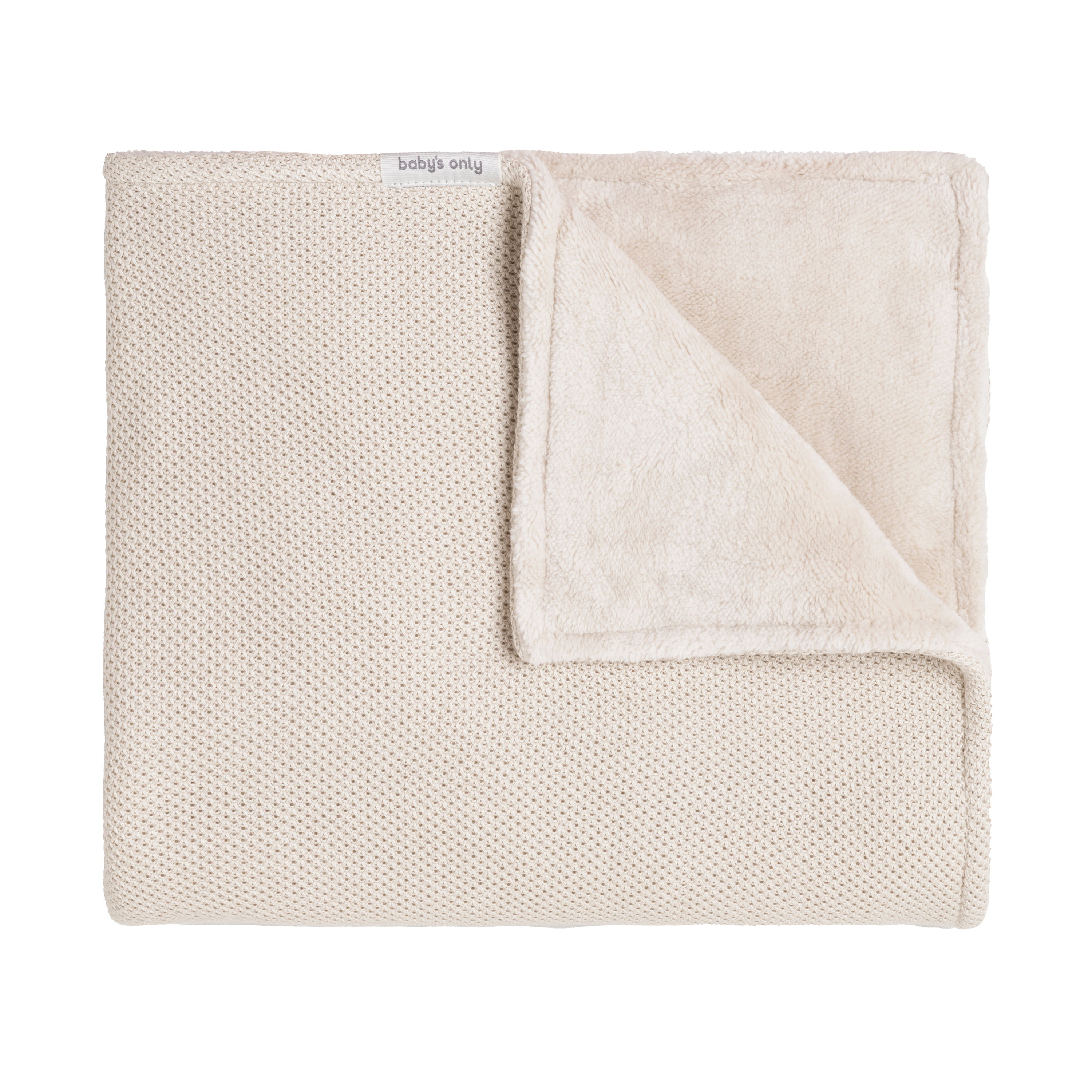 Couverture berceau teddy Classic sable