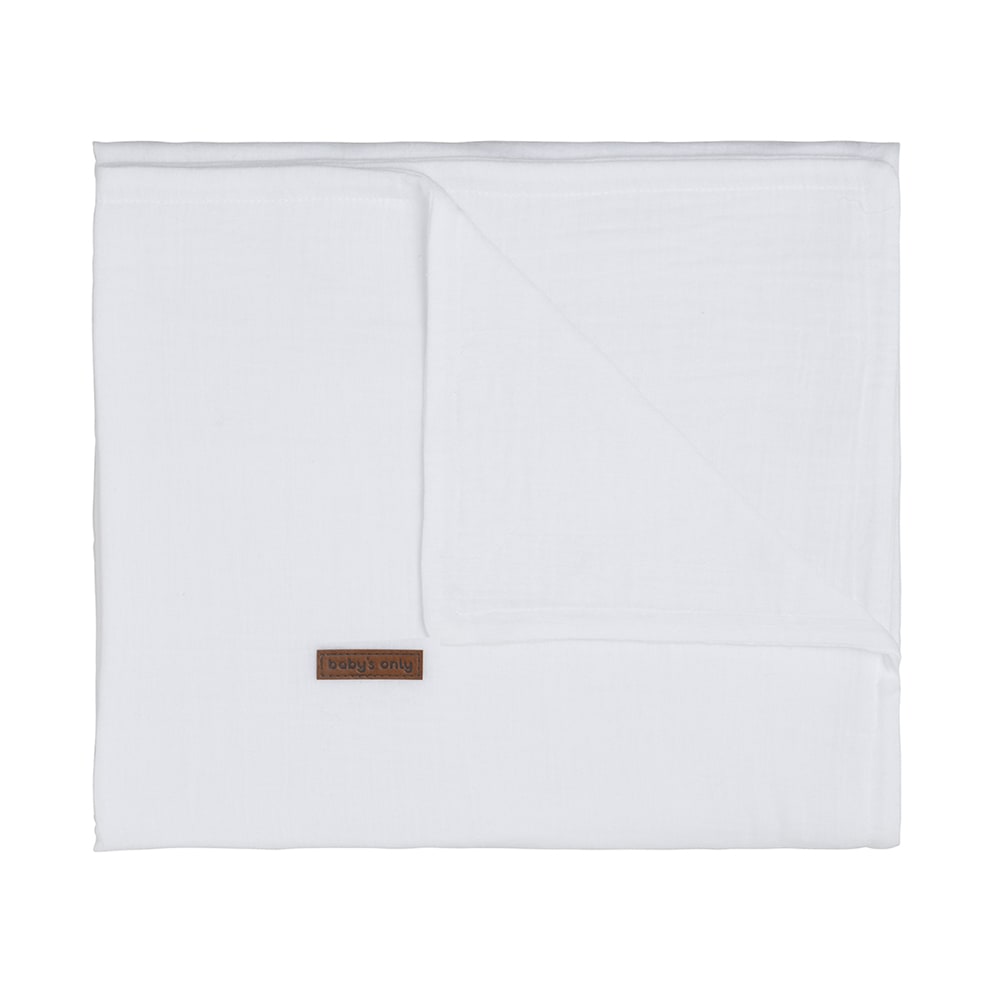 Cot blanket Breeze white