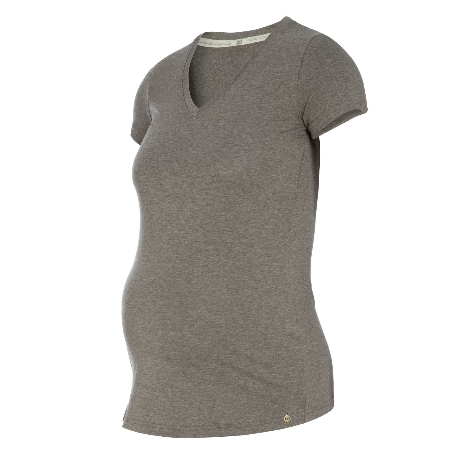 Zwangerschaps T-shirt Glow hazel brown - S