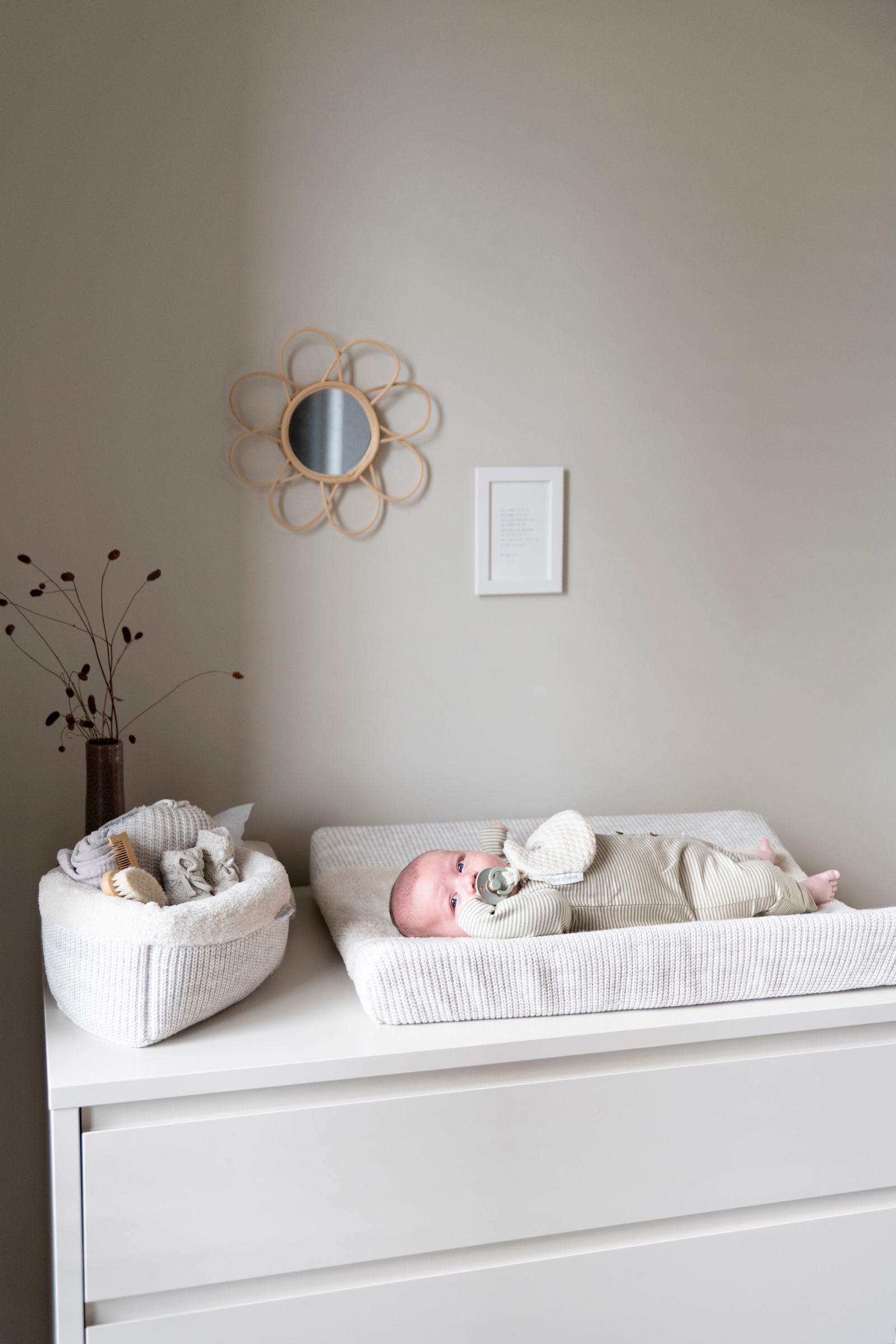 Strampler Stripe Nordic Blue - 62